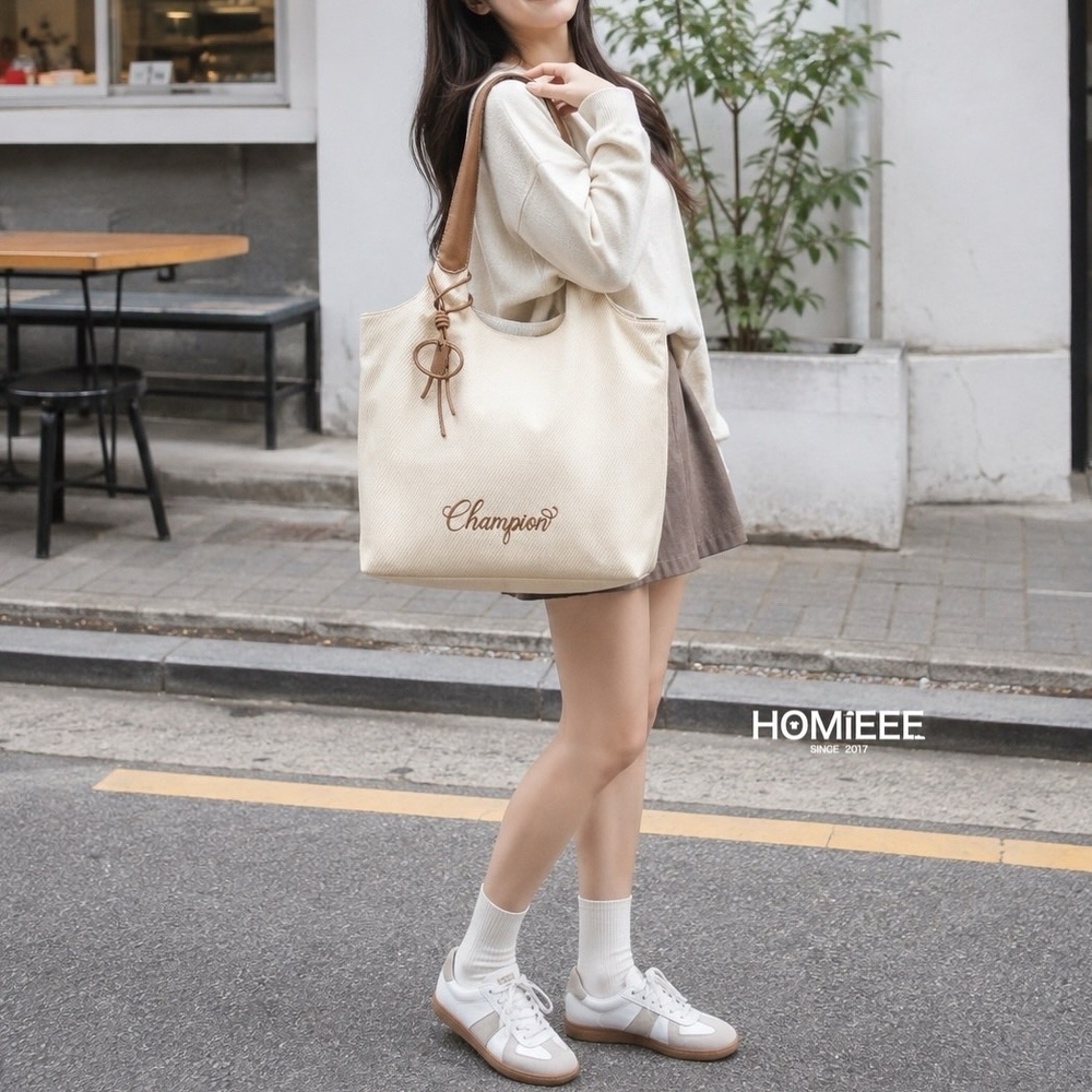 Champion Poised Tote With Clip 大容量 質感 托特包 手提包 三色