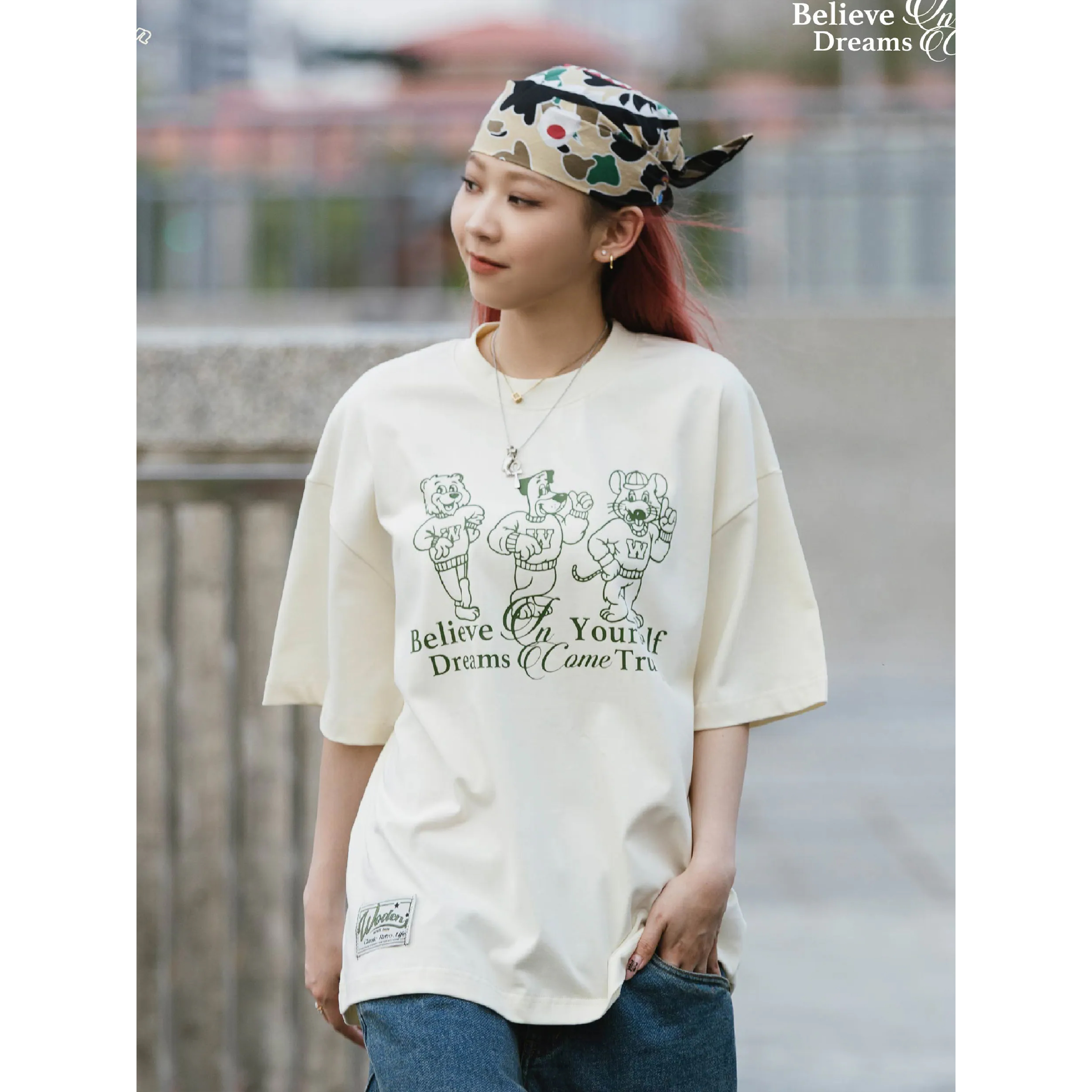 WODEN® Belive illustration Tee 插畫圖像短Tee