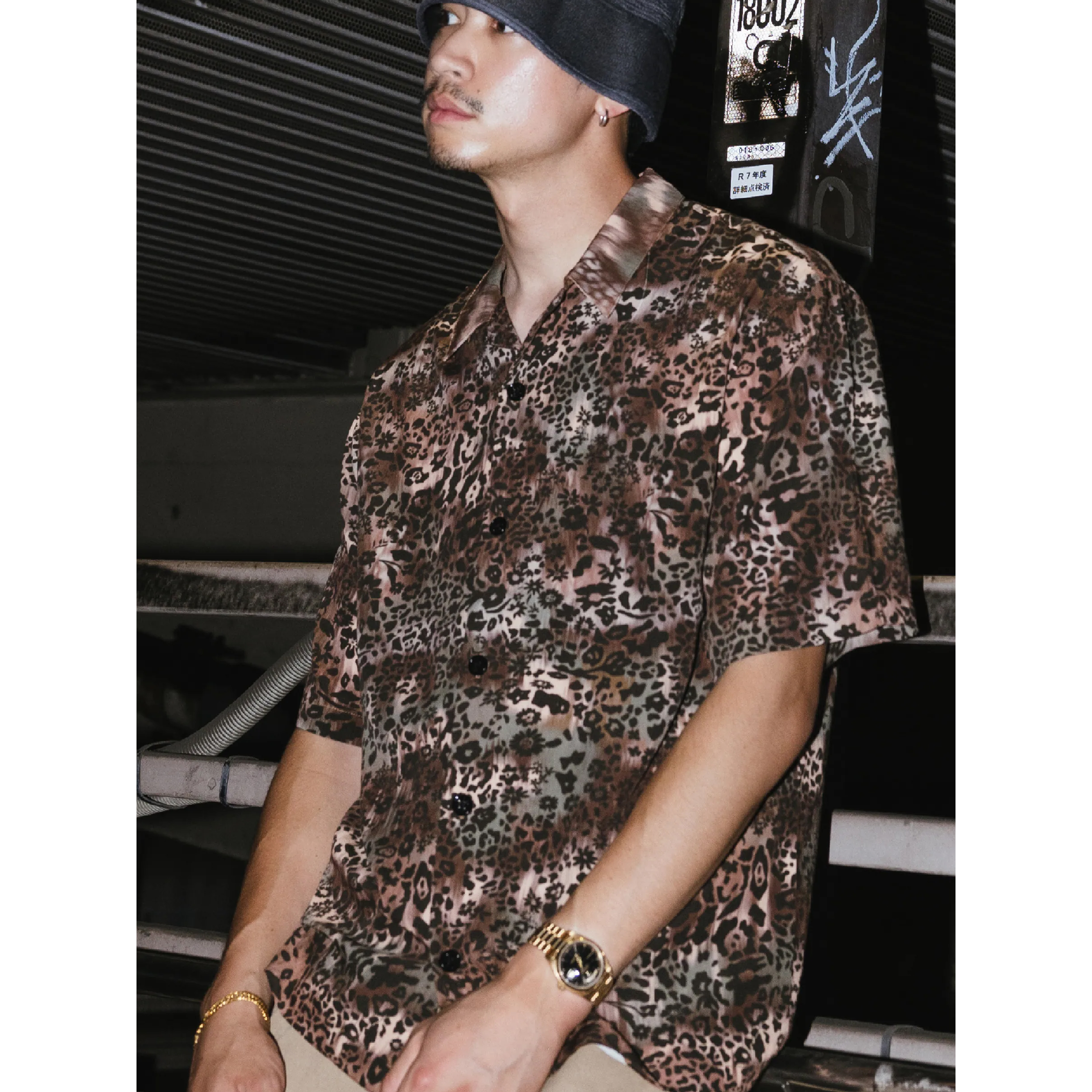 WODEN® Flower Leopard Shirt 花朵豹紋襯衫
