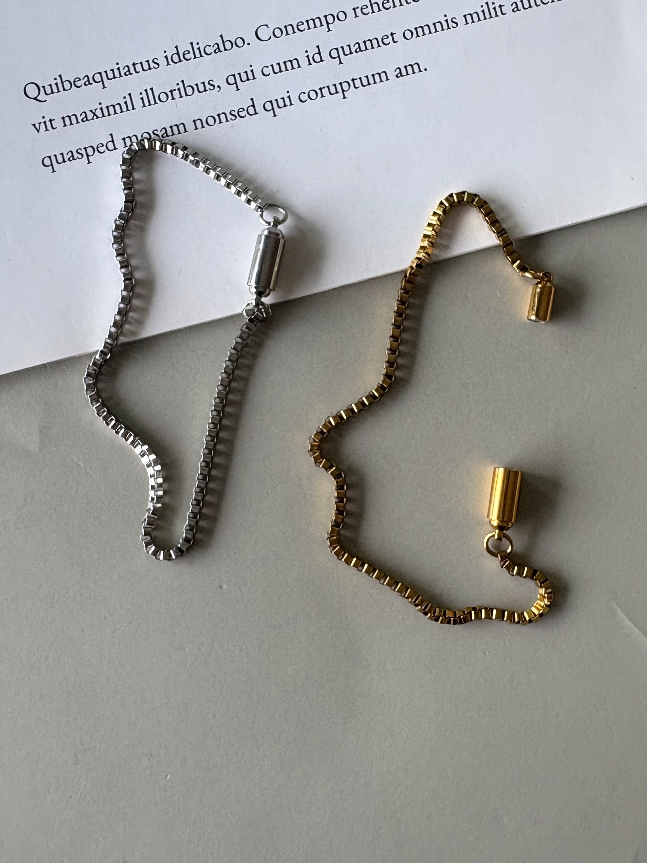 MG square bracelet