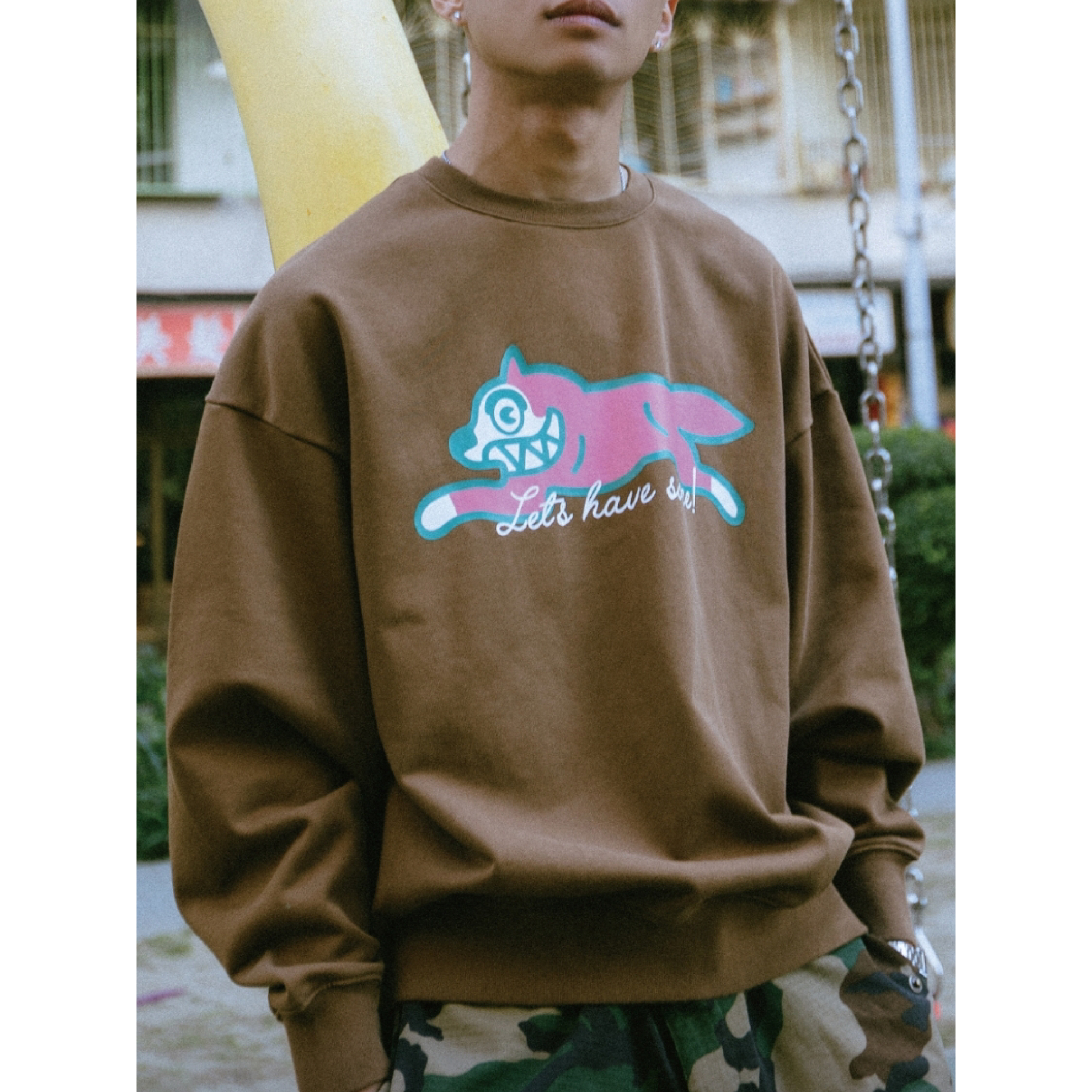 WODEN® / ICECREAM Running Dog Sweatshirt