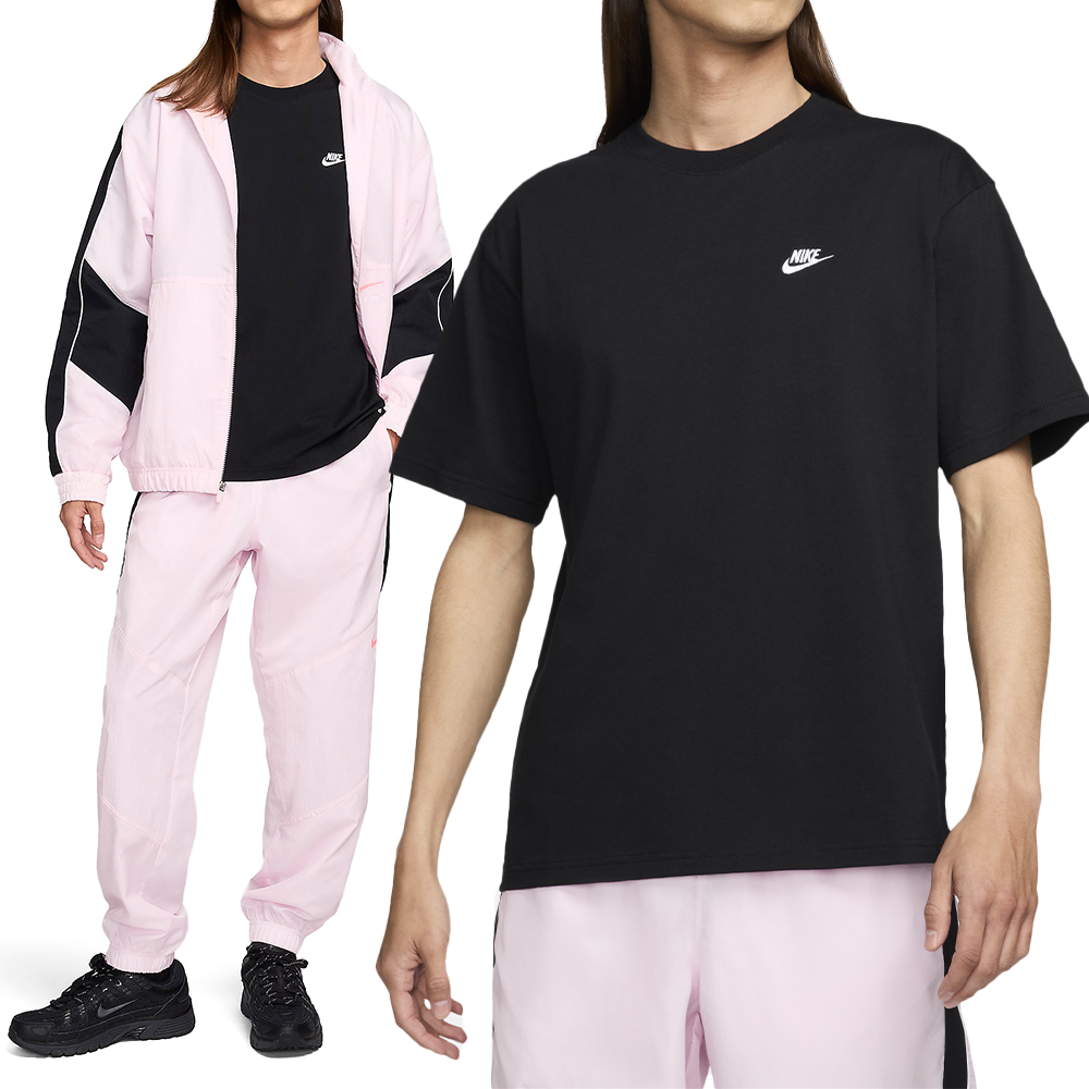 Nike AS M NSW Tee Club Max 男款 黑色 運動 休閒 上衣 短袖 FV0376-010