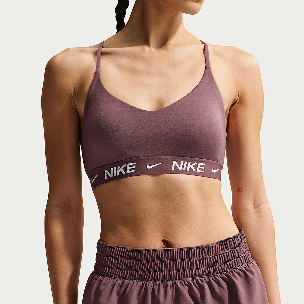 Nike As W Nk Df Indy Lgt Spt Bra 女款 藕紫色 低強度 運動內衣 FD1063-502
