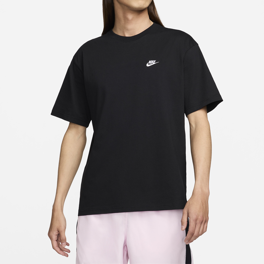 Nike AS M NSW Tee Club Max 男款 黑色 運動 休閒 上衣 短袖 FV0376-010