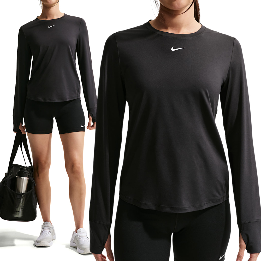 Nike One Classic Df Ls Top 女款 黑色 吸濕 排汗 運動 訓練 長袖 FN2802-013
