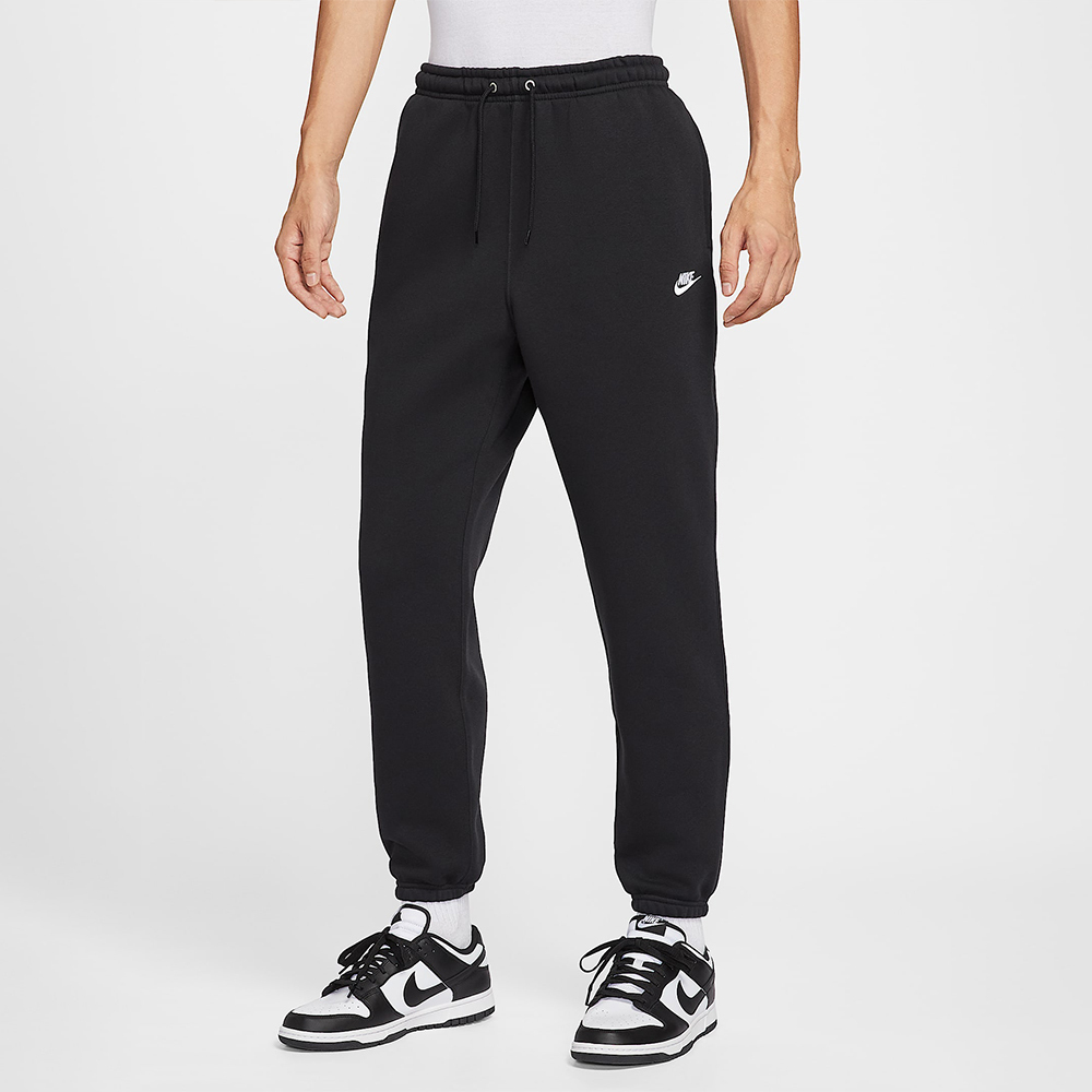 Nike Club Bb Cuff Pant 男款 黑色 刷毛 抽繩 縮口 運動 休閒 長褲 FN3809-010