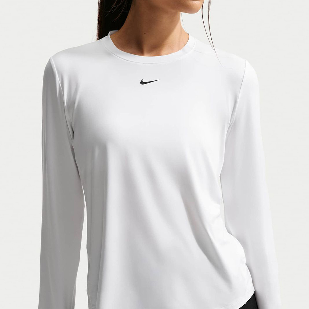 Nike One Classic Df Ls Top 女款 白色 快乾 訓練 運動 長袖 FN2802-102