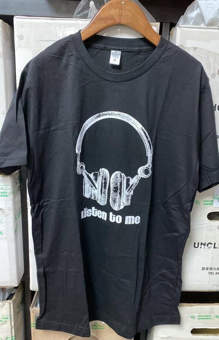 🇰🇷 韓國 圓領休閒耳筒Tee 清貨價貨品，不設退換 (AT268 404)