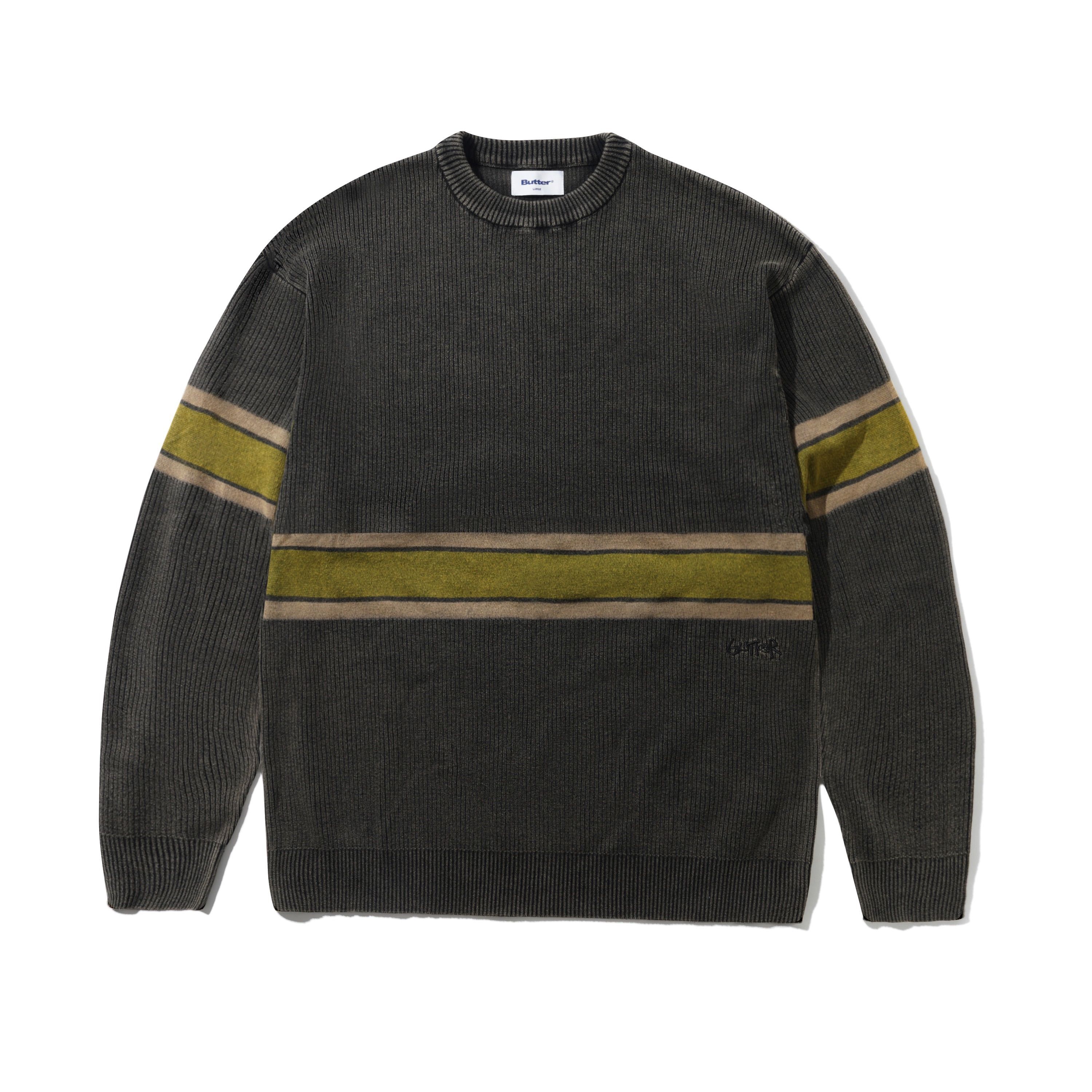 Butter goods - Break Knit Sweater 水洗黑