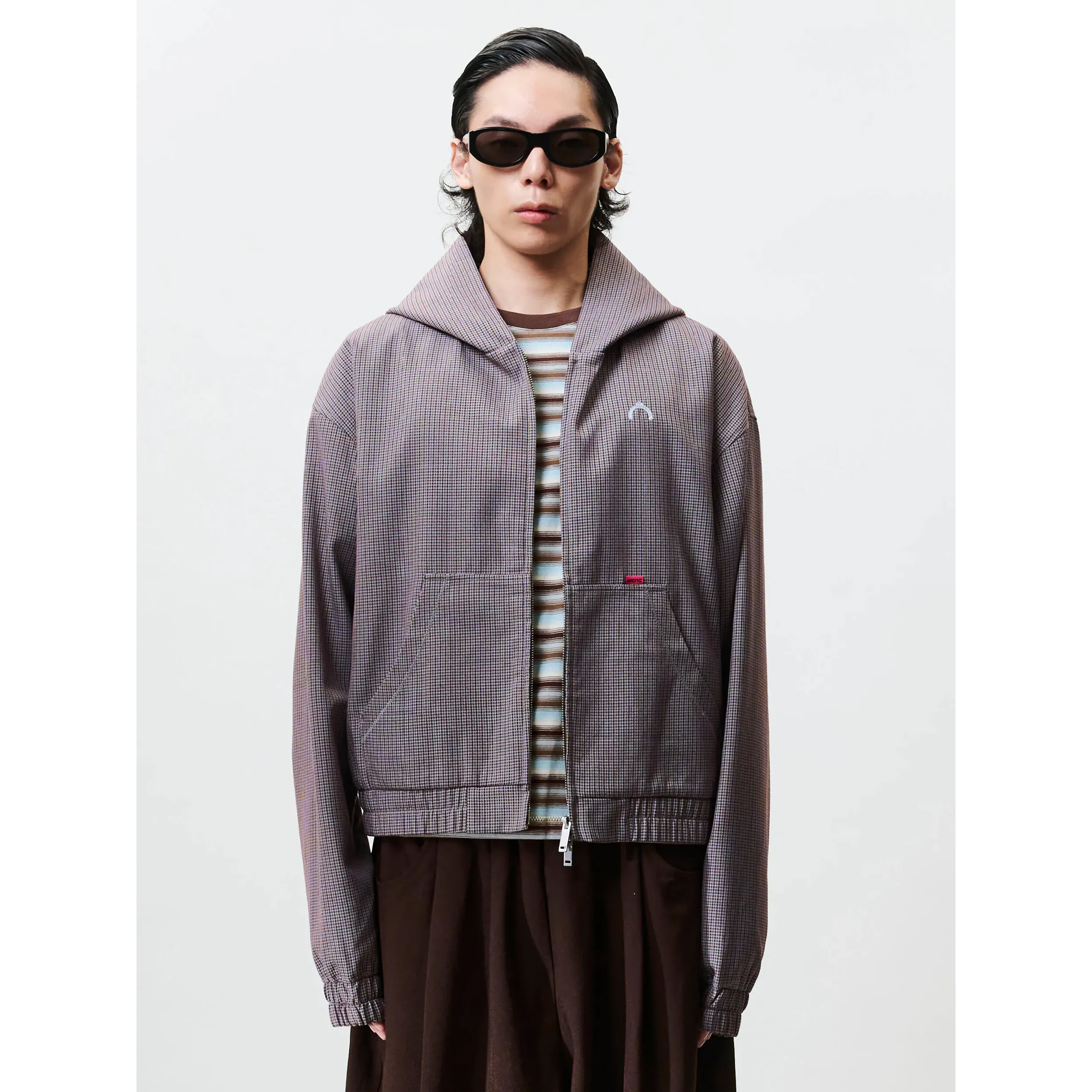 WTNC Houndstooth Check Zip Hoodie [HTSJ001]