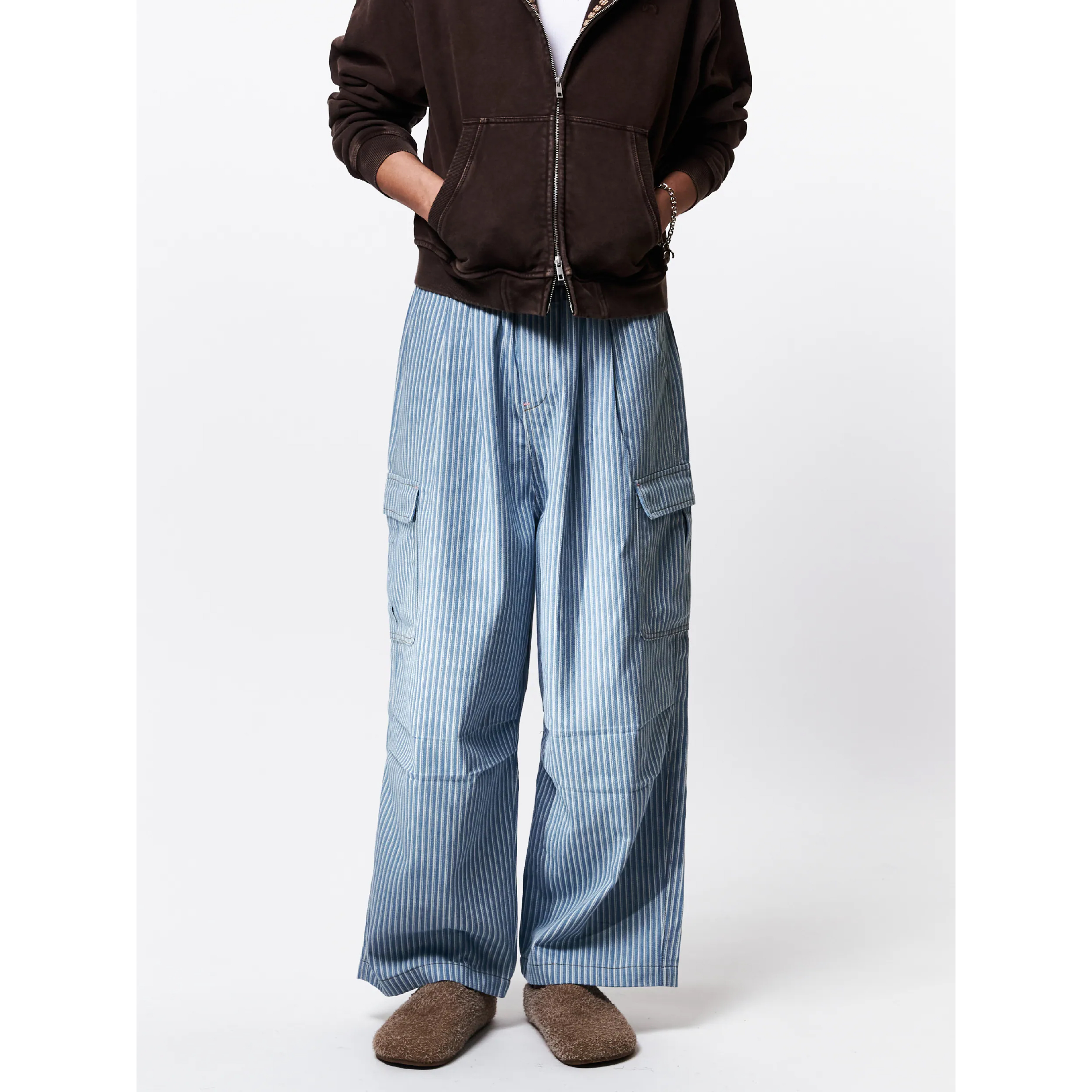 WTNC Striped Cargo Pants [CP001]