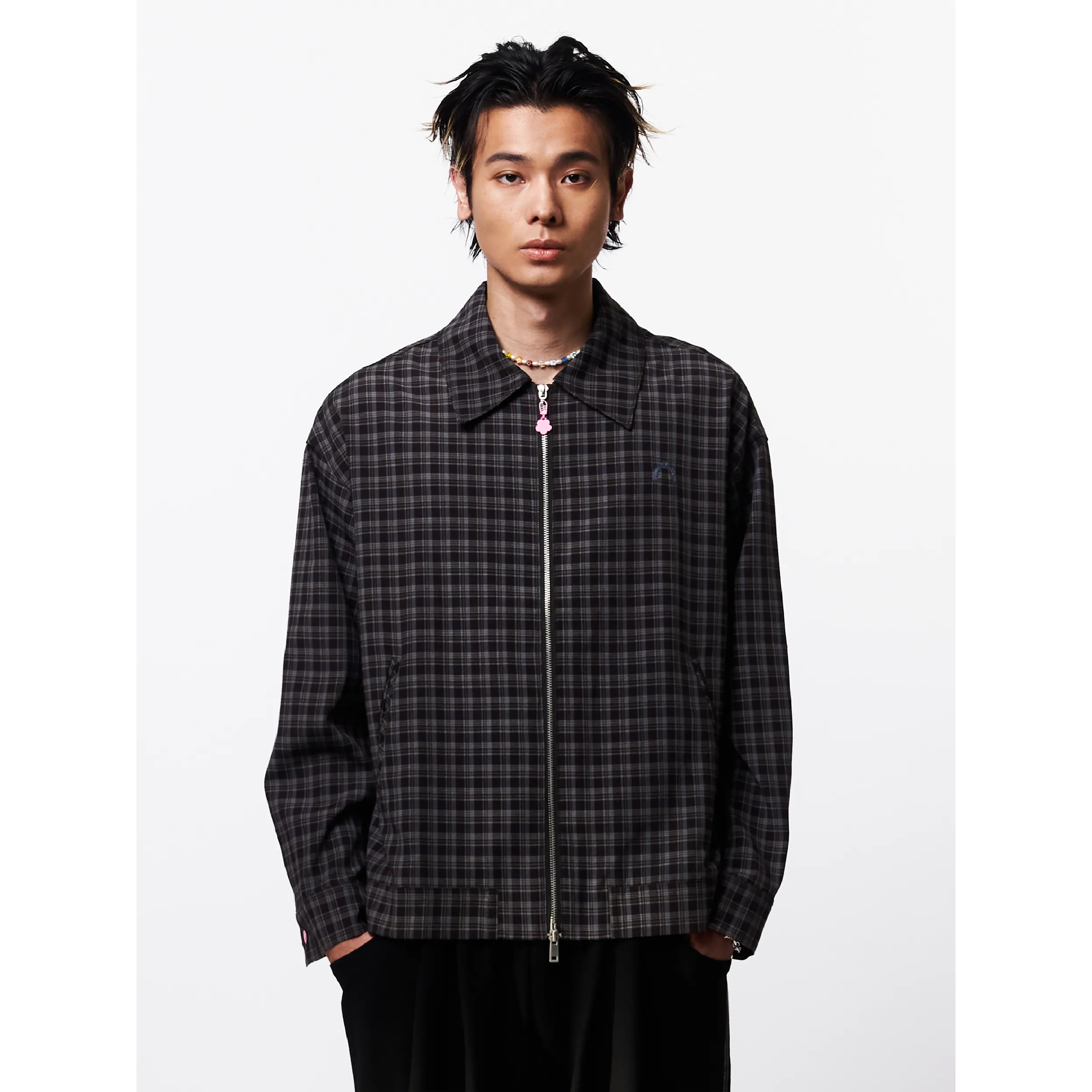 WTNC Plaid Zip Jacket [JKT001]