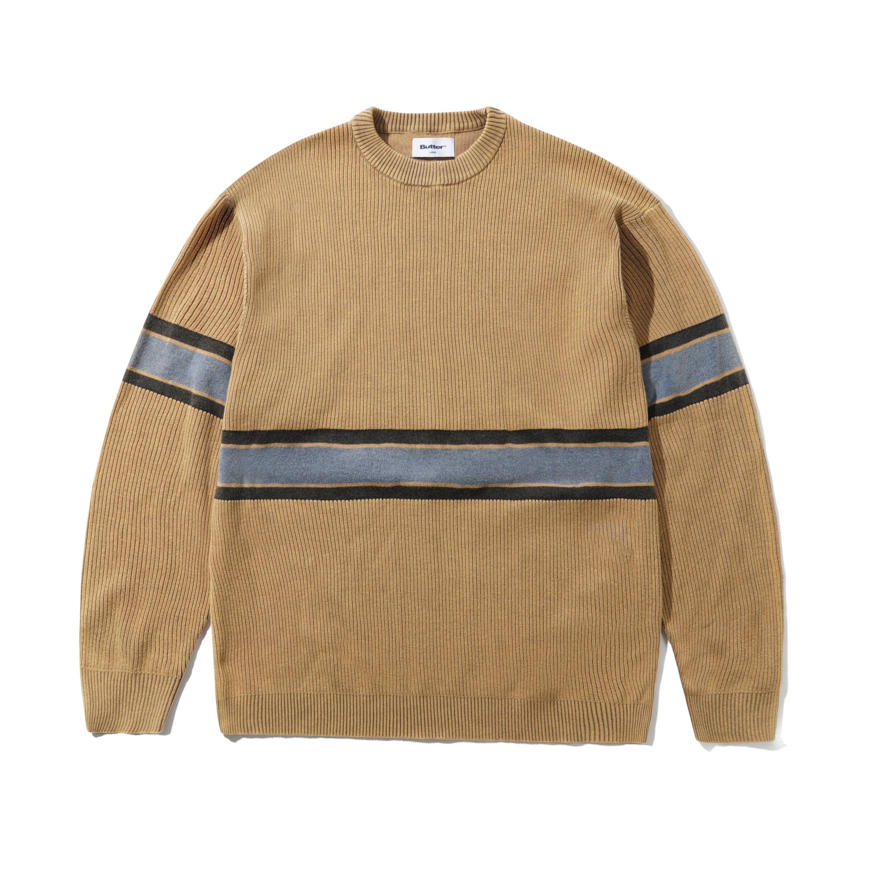 Butter goods - Break Knit Sweater 水洗卡其