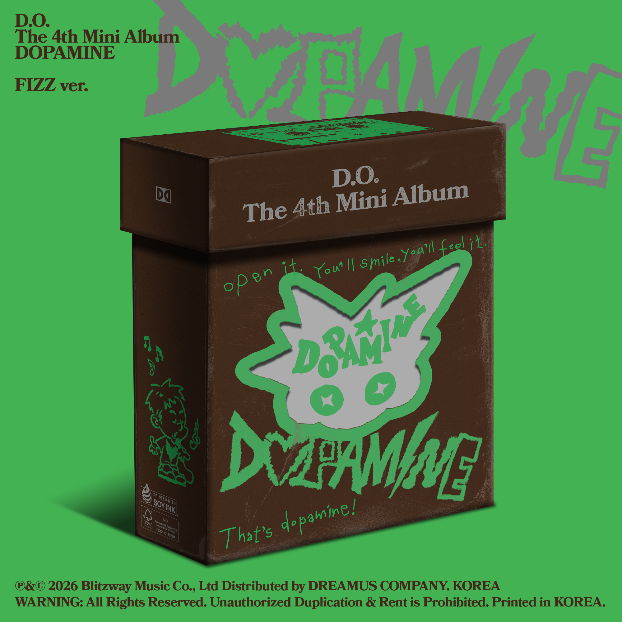 預購｜都敬秀 D.O. 迷你四輯 [DOPAMINE] FIZZ ver.
