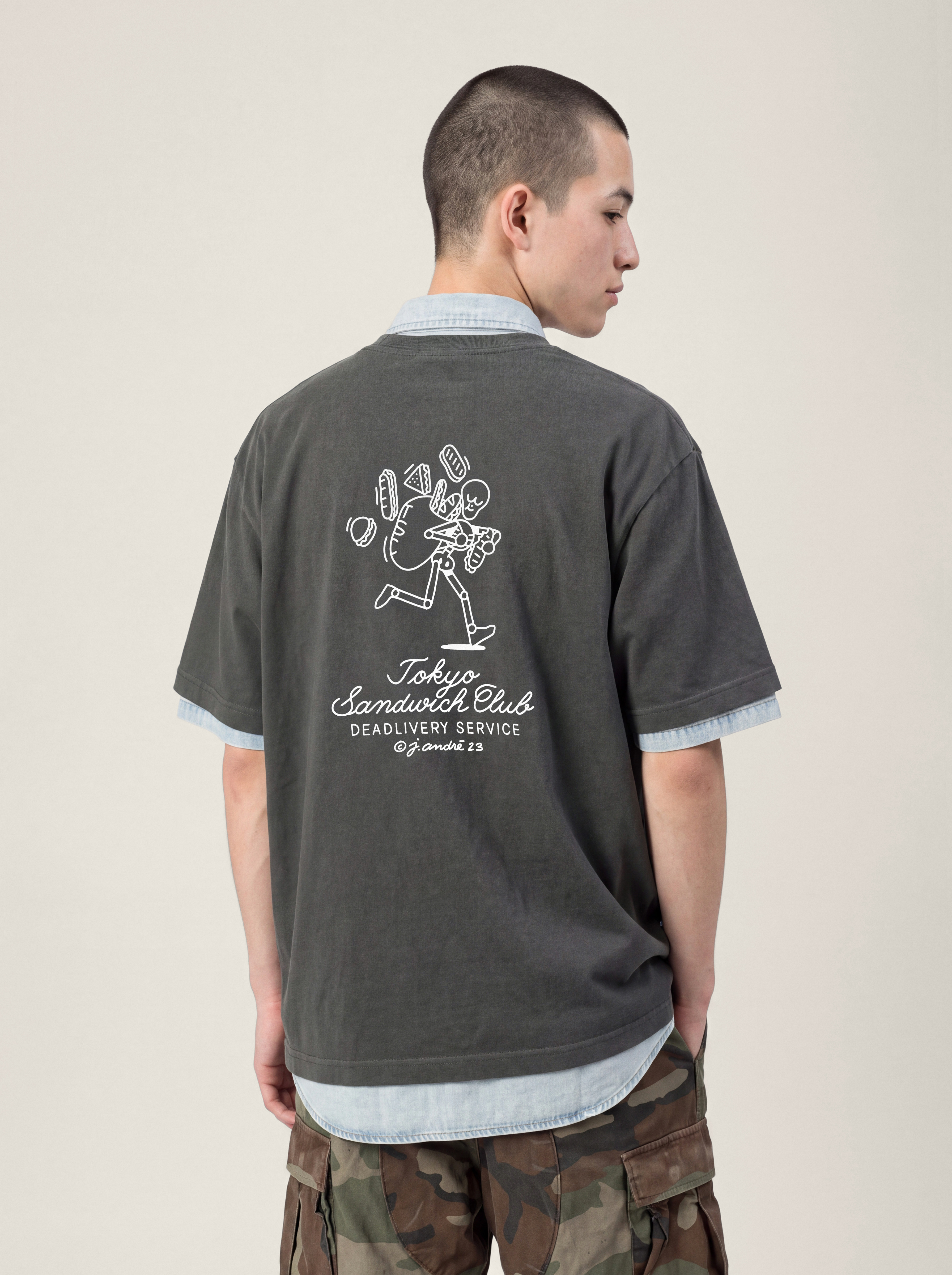 Filter017 TOKYO SANDWICH CLUB x Jean André Dead Mitch Tee