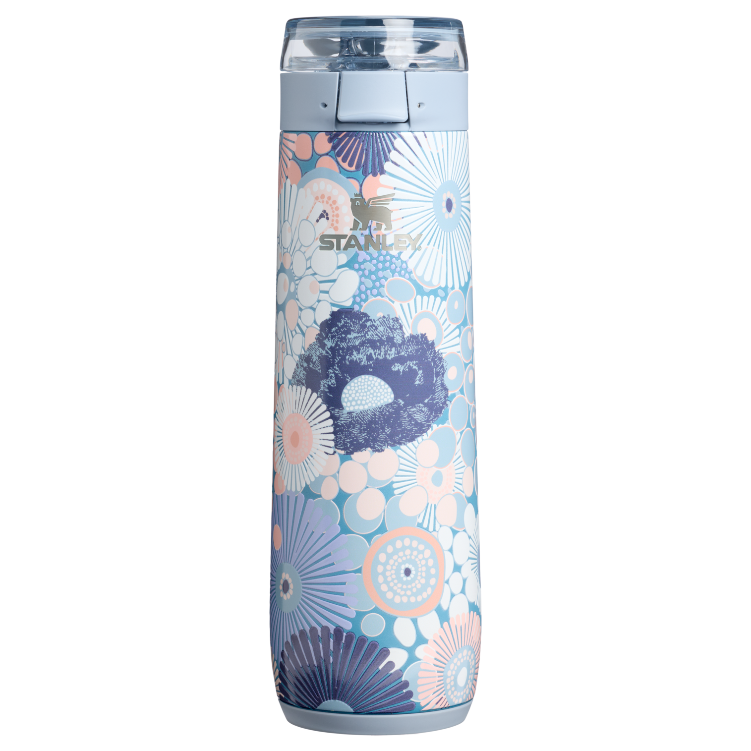STANLEY FLOWSTATE SPRING BOTTLE 20OZ Blue Dream Wildflower