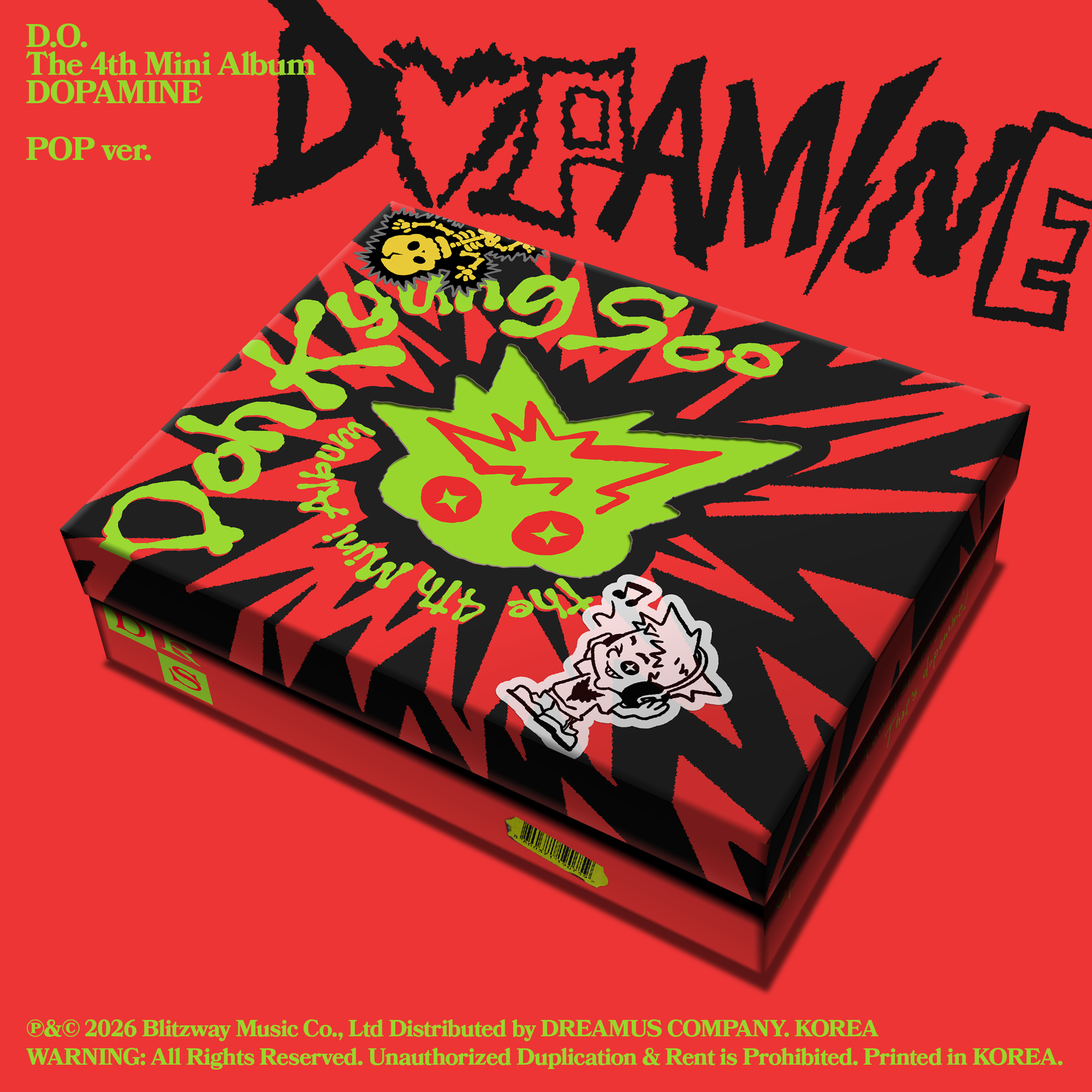 預購｜都敬秀 D.O. 迷你四輯 [DOPAMINE] POP ver.