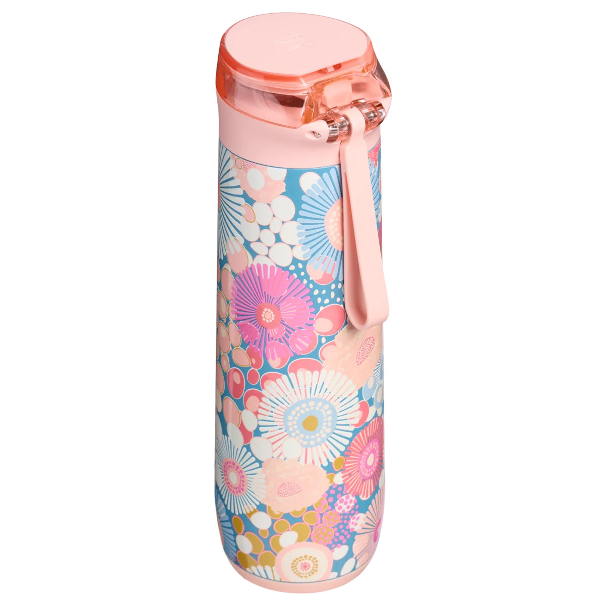 STANLEY FLOWSTATE SPRING BOTTLE 20OZ Sorbet Wildflower