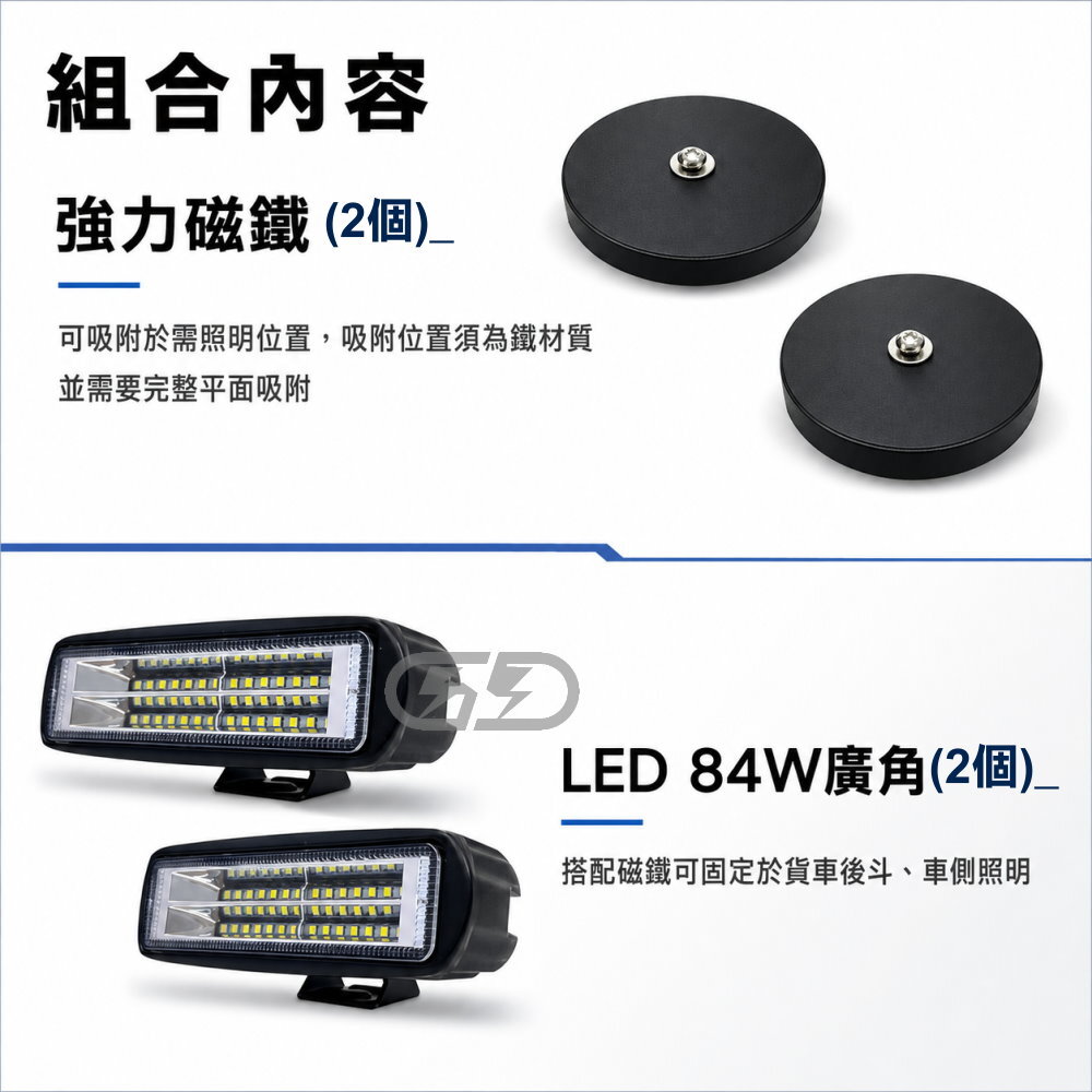 廣角84w磁鐵安裝組合套餐 晶典光電