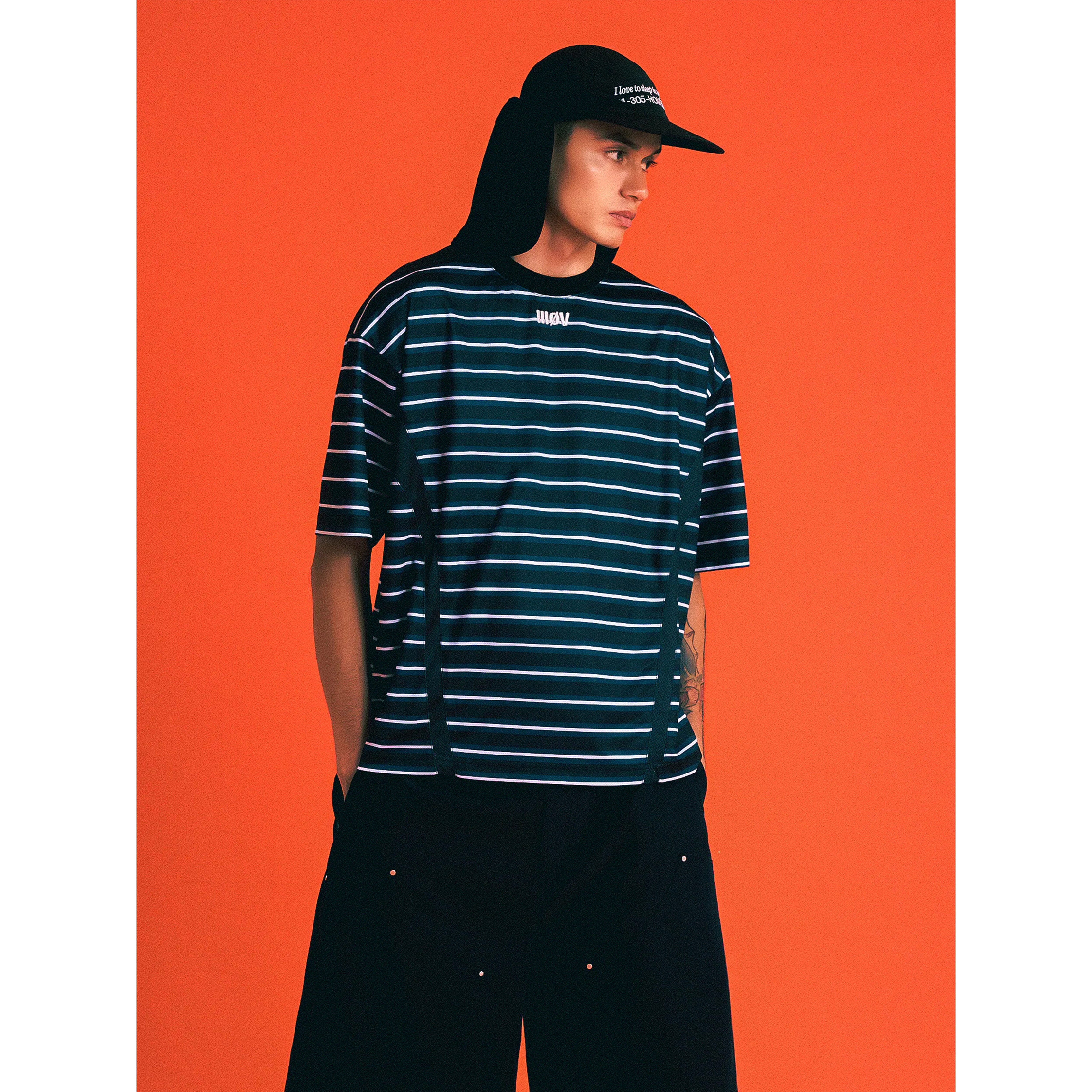 Wall Of Sound "ANA" Stripe Lab-Jersey Tee