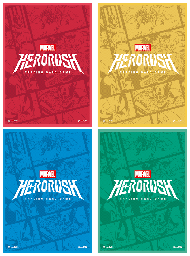 [預訂] [預計10月到貨] MARVEL TCG HERO RUSH Card Sleeves 01~04