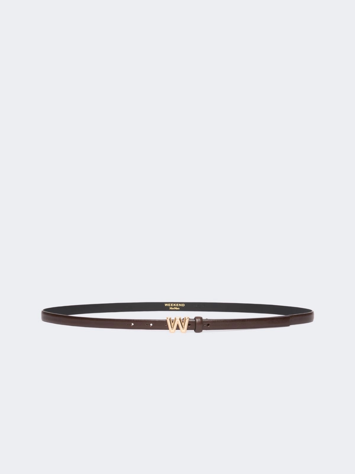 Max Mara 真皮字母釦環皮帶