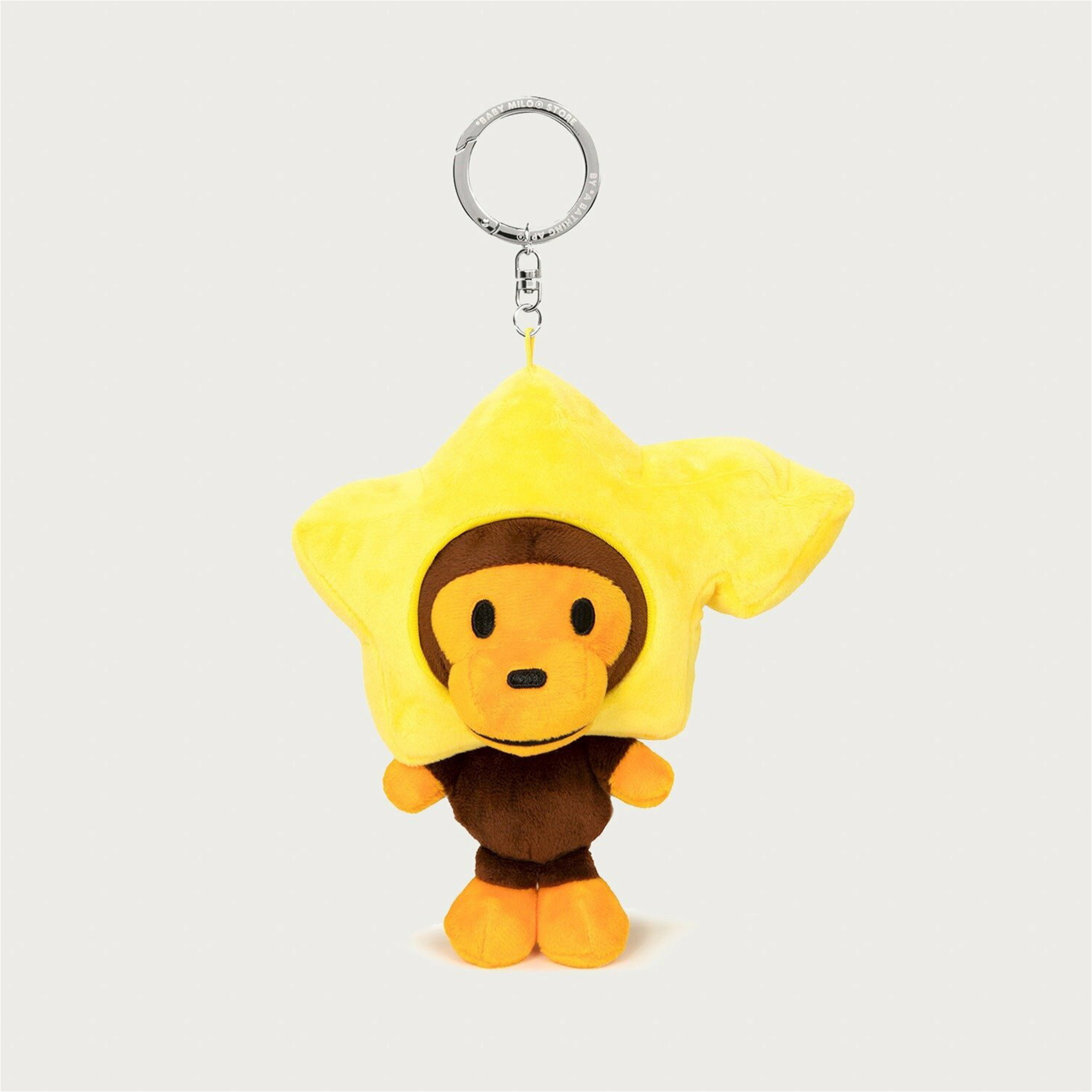 2026SS BAPE A BATHING APE BABY MILO STA PLUSH DOLL KEYCHAIN 15CM 星星 小猴子娃娃 吊飾 現貨 AM70182311