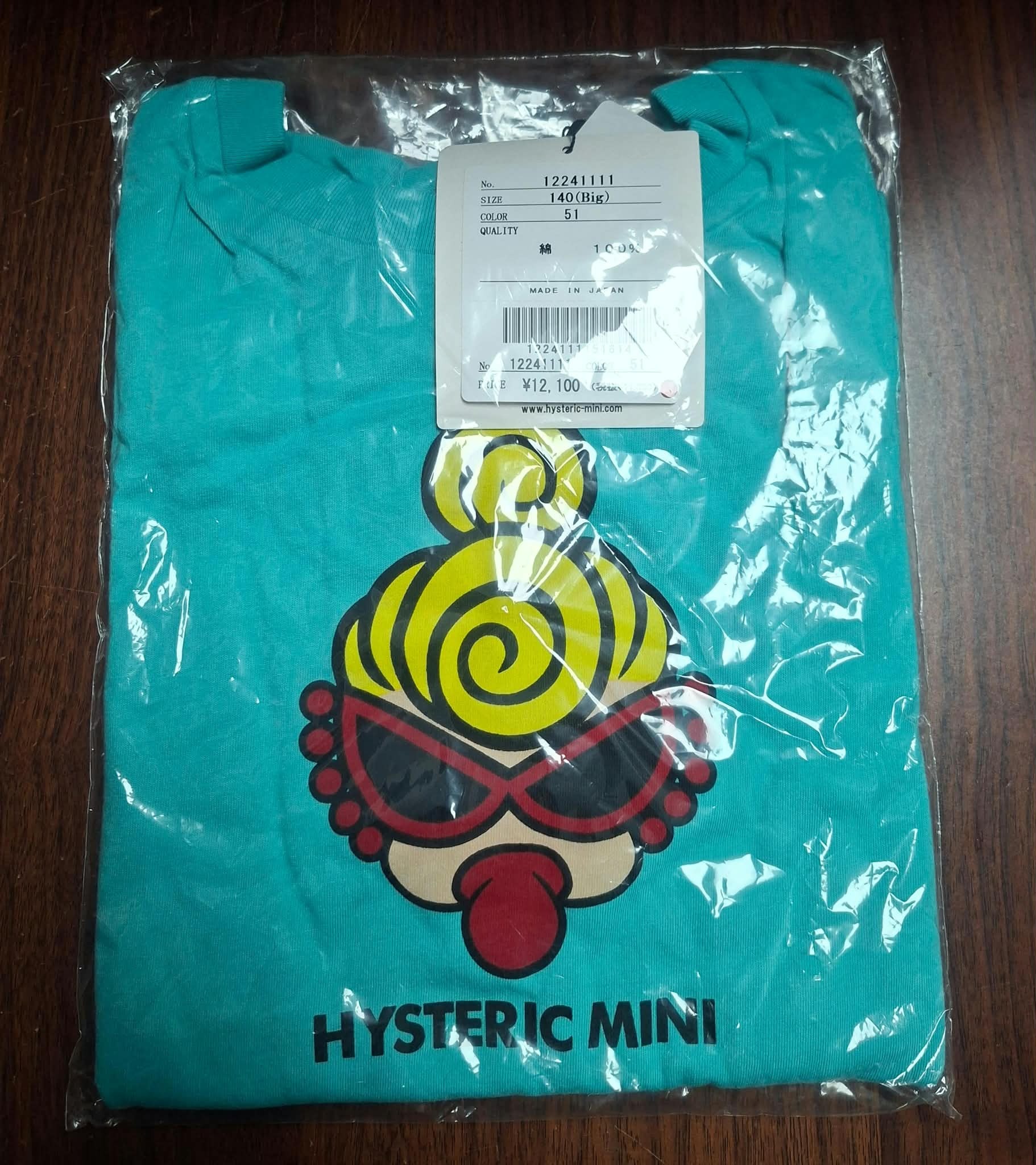 Hysteric Mini Big T-Shirt,可前後兩著,清貨貨品,不設退換,(P8)