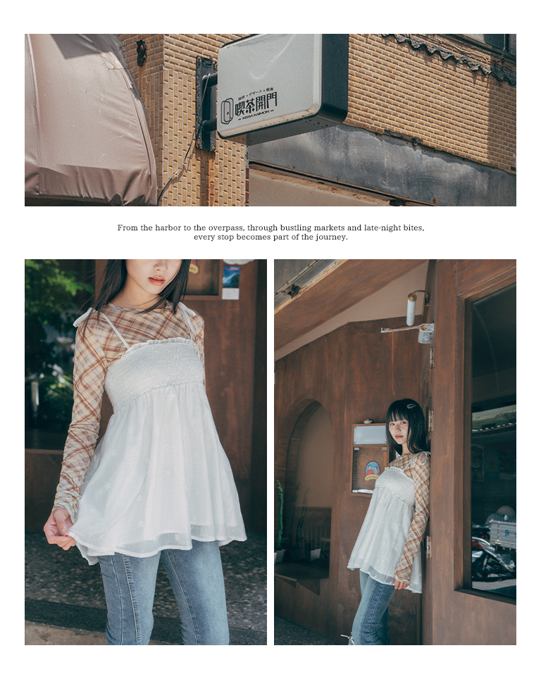 Floral Embroidered Ruffle-Trim Two-Way Top & Skirt Set – Available in 3 Colors【03010958】in stock+pre-order