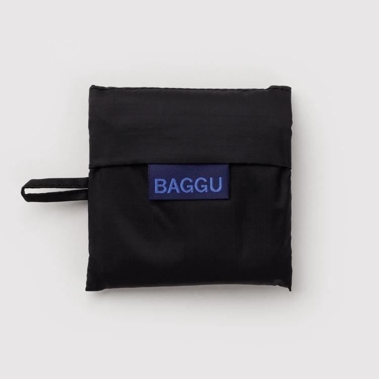 美國 BAGGU 單色口袋購物包 黑 (S)