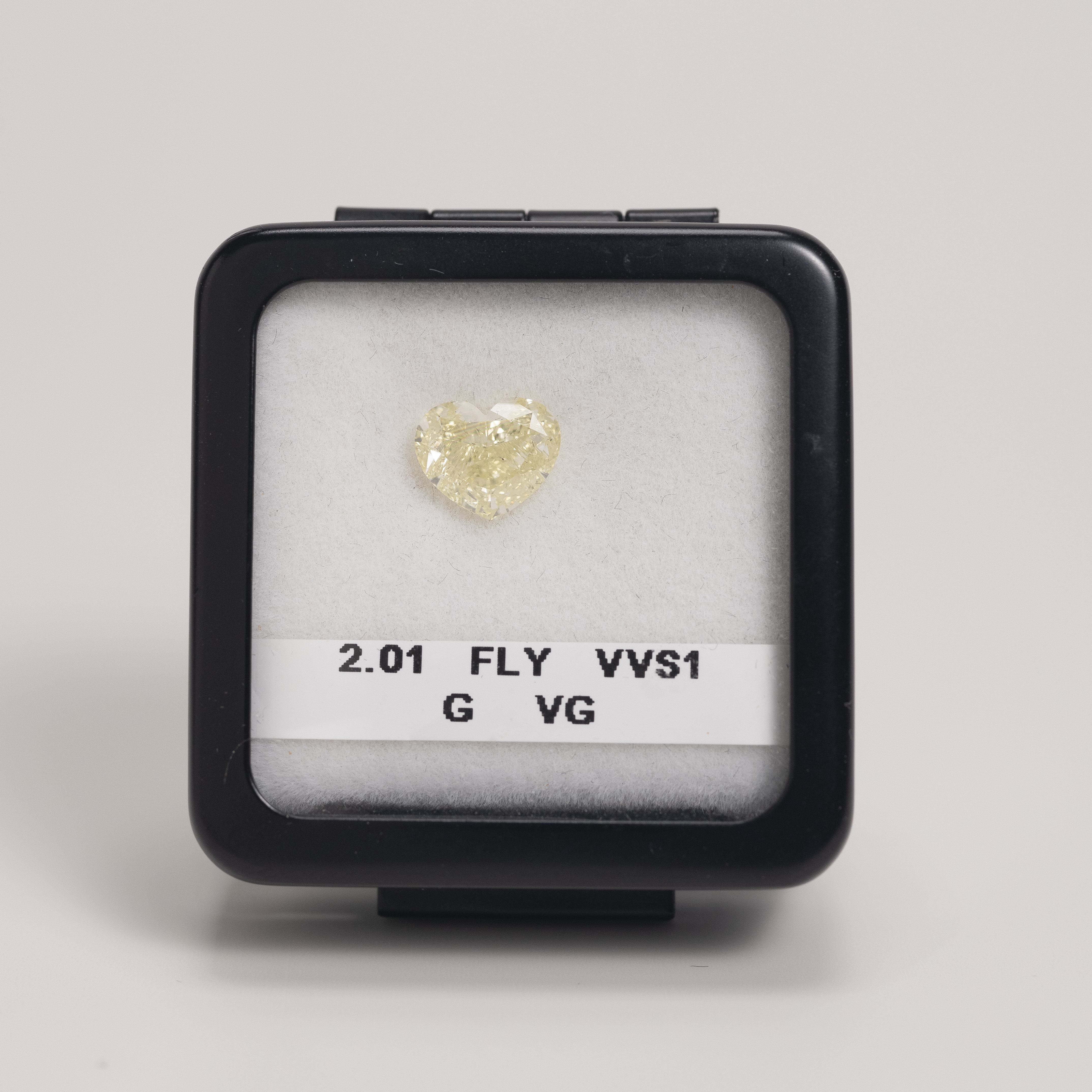 2.01ct FLY VVS1 Heart Shape Loose Diamond