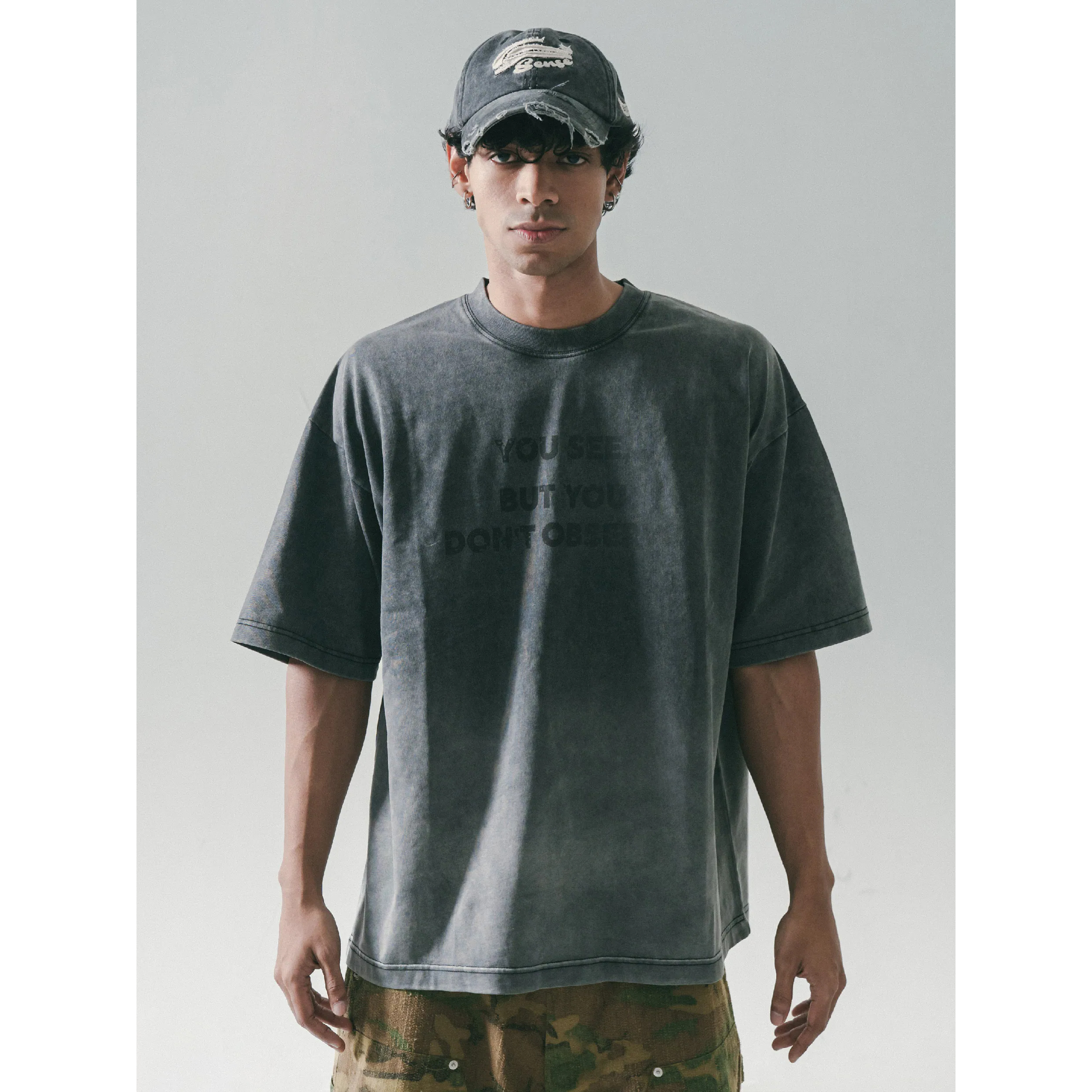 SENSE Wash Fade Print Tee [M25-T10]