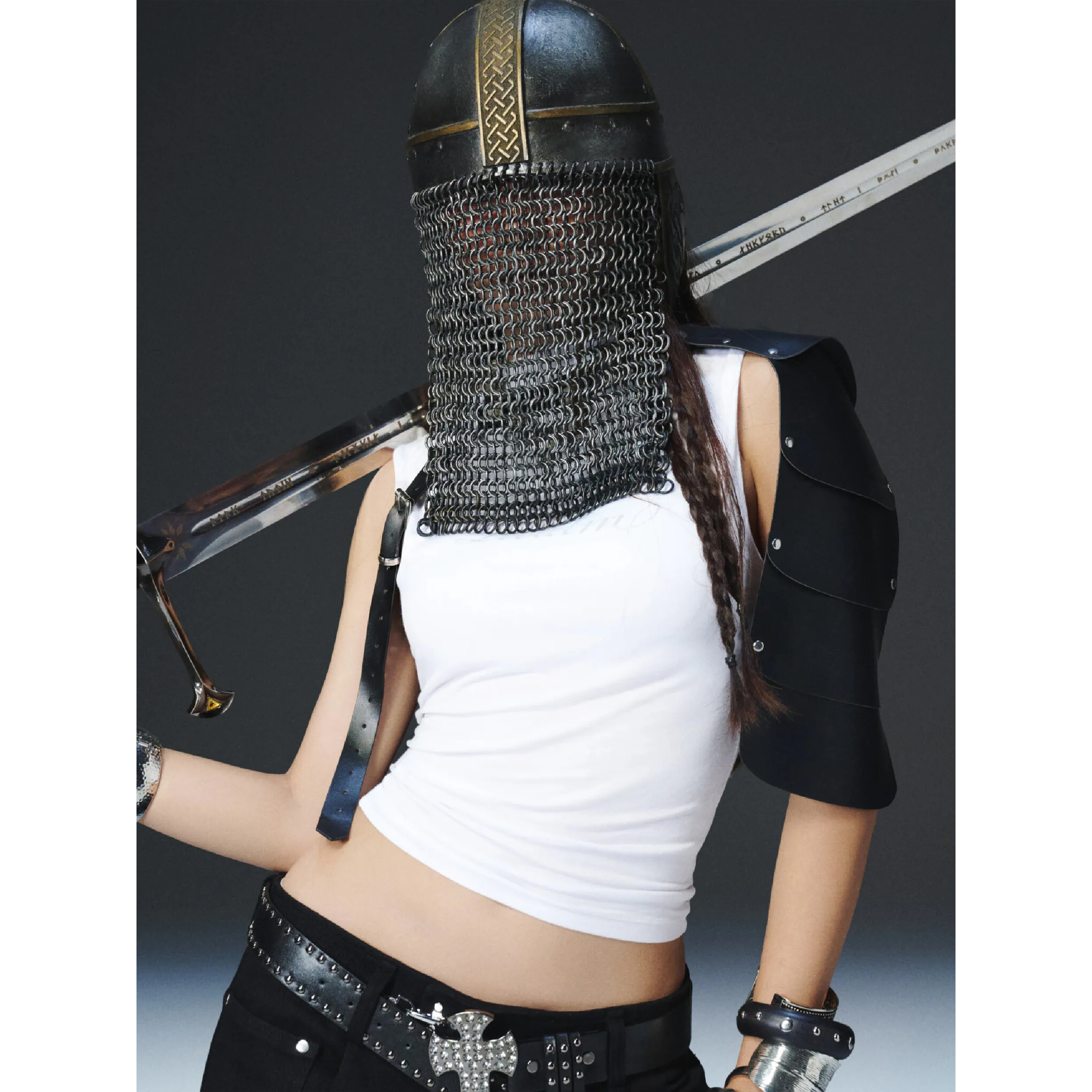 REALM of Thun Modal Mock Neck Tee