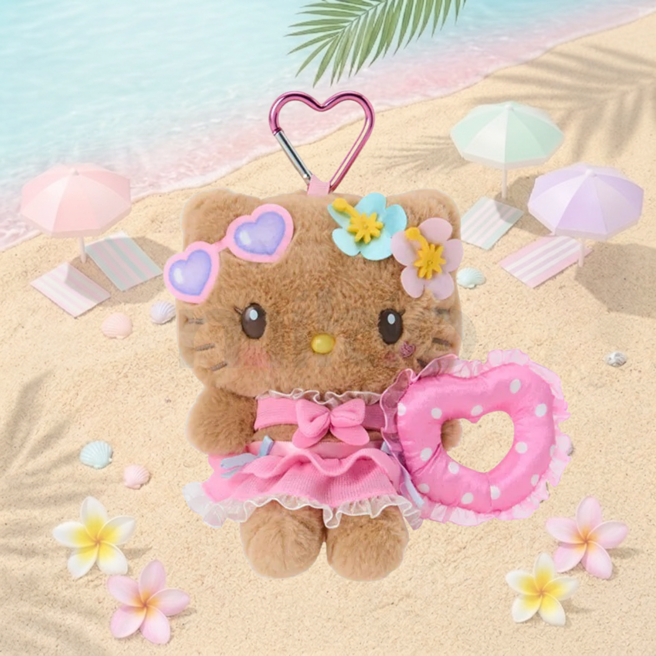 Sanrio Characters 陽光夏日系列公仔鑰匙扣
