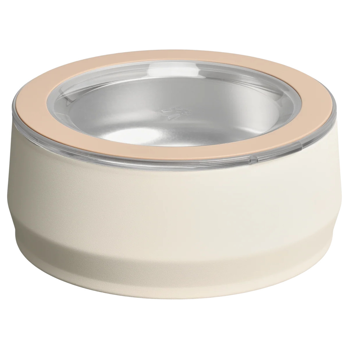 現貨丨Stanley Pet Bowl 雙層不鏽鋼寵物碗 二合一防濺蓋丨可入洗碗機 CREAM 奶油白