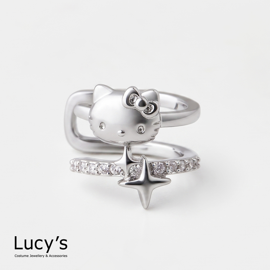 Lucy's X Hello Kitty 限量聯名 Star Charm 耳骨夾 (三色) (132315/132316/132317)
