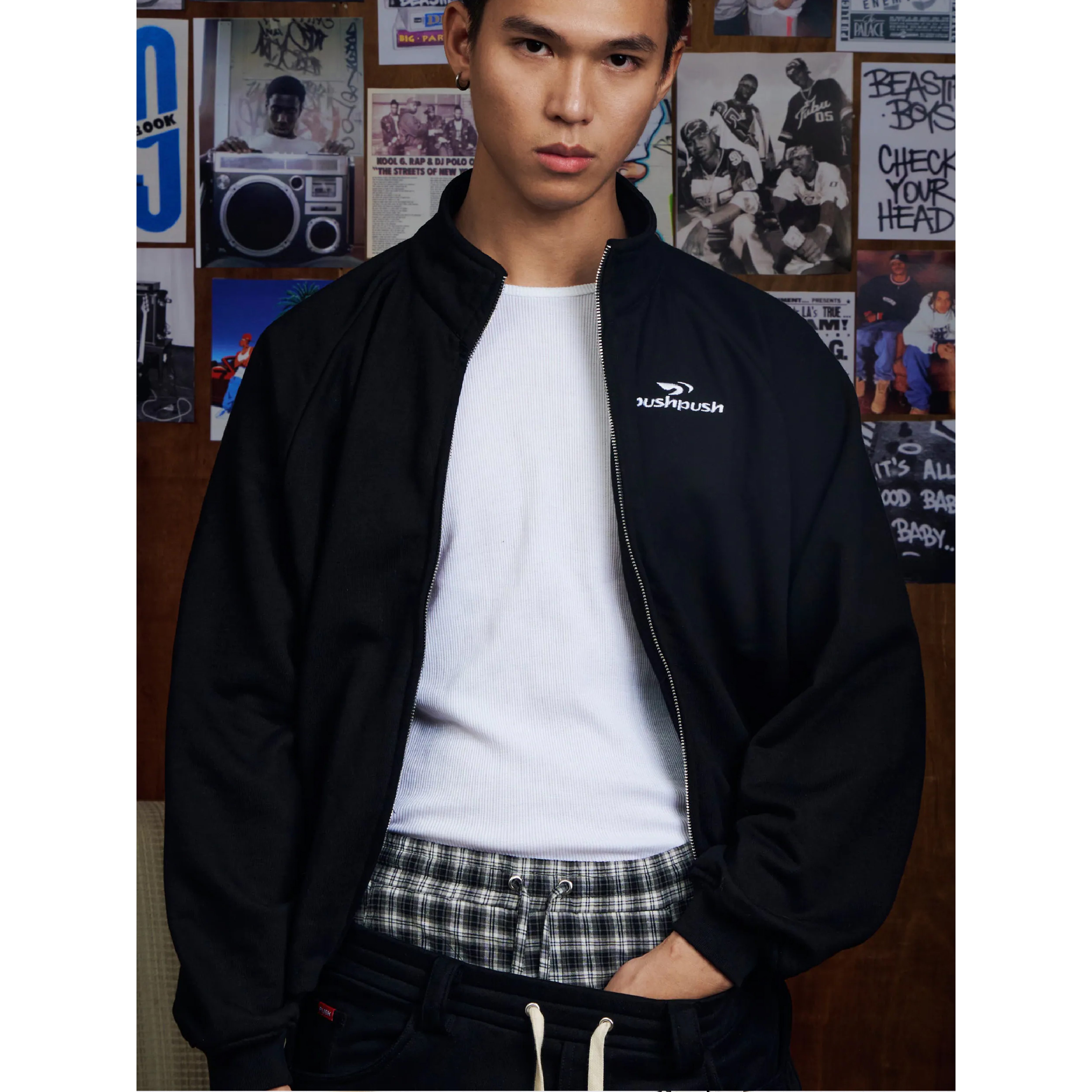 PUSH PUSH Finn Raglan Jacket 斜肩立領外套