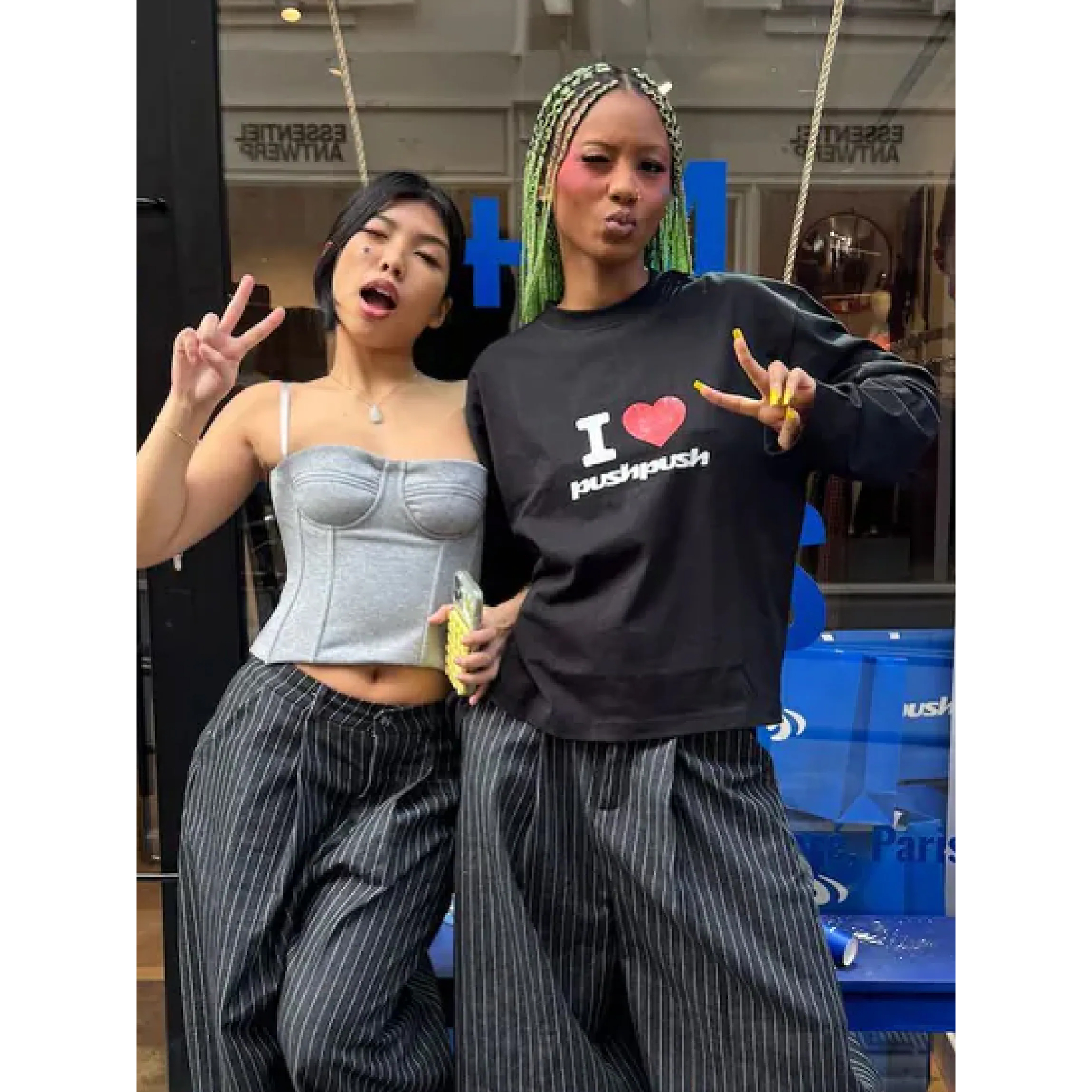 PUSH PUSH I Love PP LS Tee