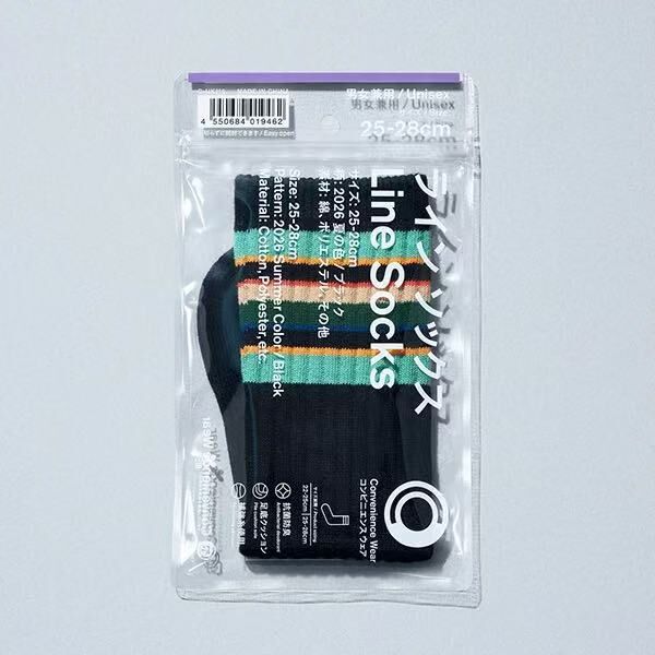 【預購】JM082508 Convenience Wear 夏之色復古條紋長襪