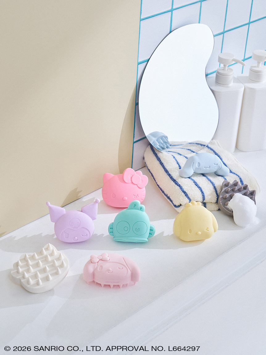 🇯🇵 SANRIO HOUSE Kawaii Scalp Brush 三麗鷗家族 頭皮按摩刷  HELLO KITTY 大耳狗 美樂蒂 酷洛米 帕恰狗 酷企鵝 人魚漢頓 / 現貨
