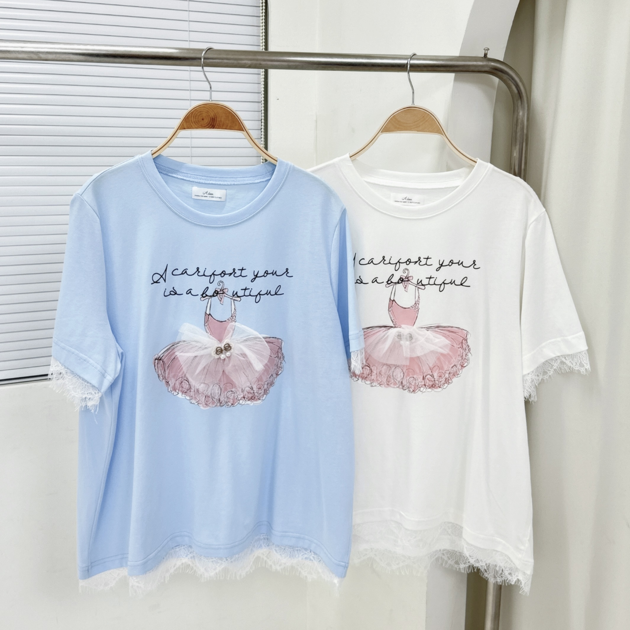 【廠家制】芭蕾舞裙短袖TOP (A74-A75)