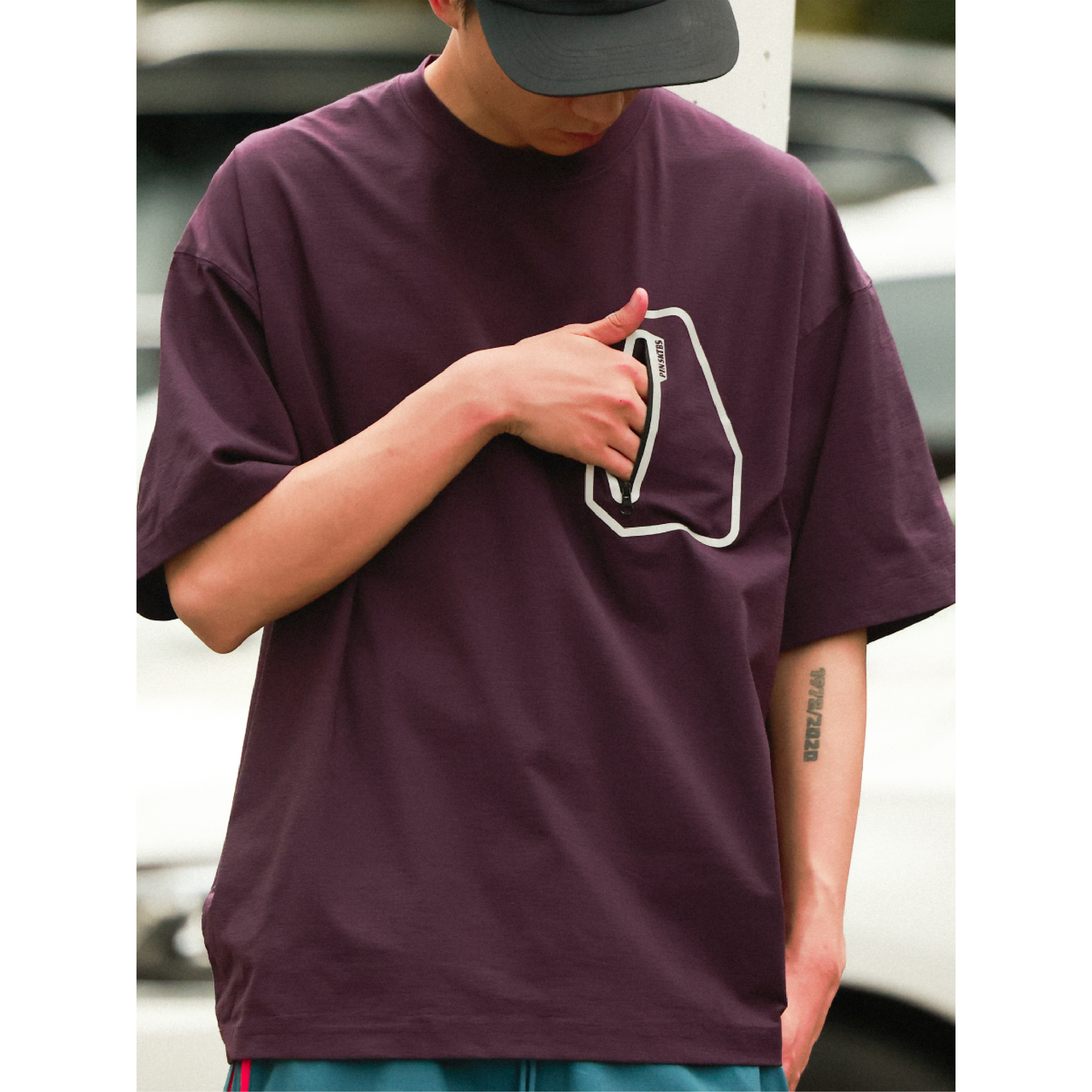 PIN SKTBS Quick-Dry Pocket Tee 口袋速乾短Tee