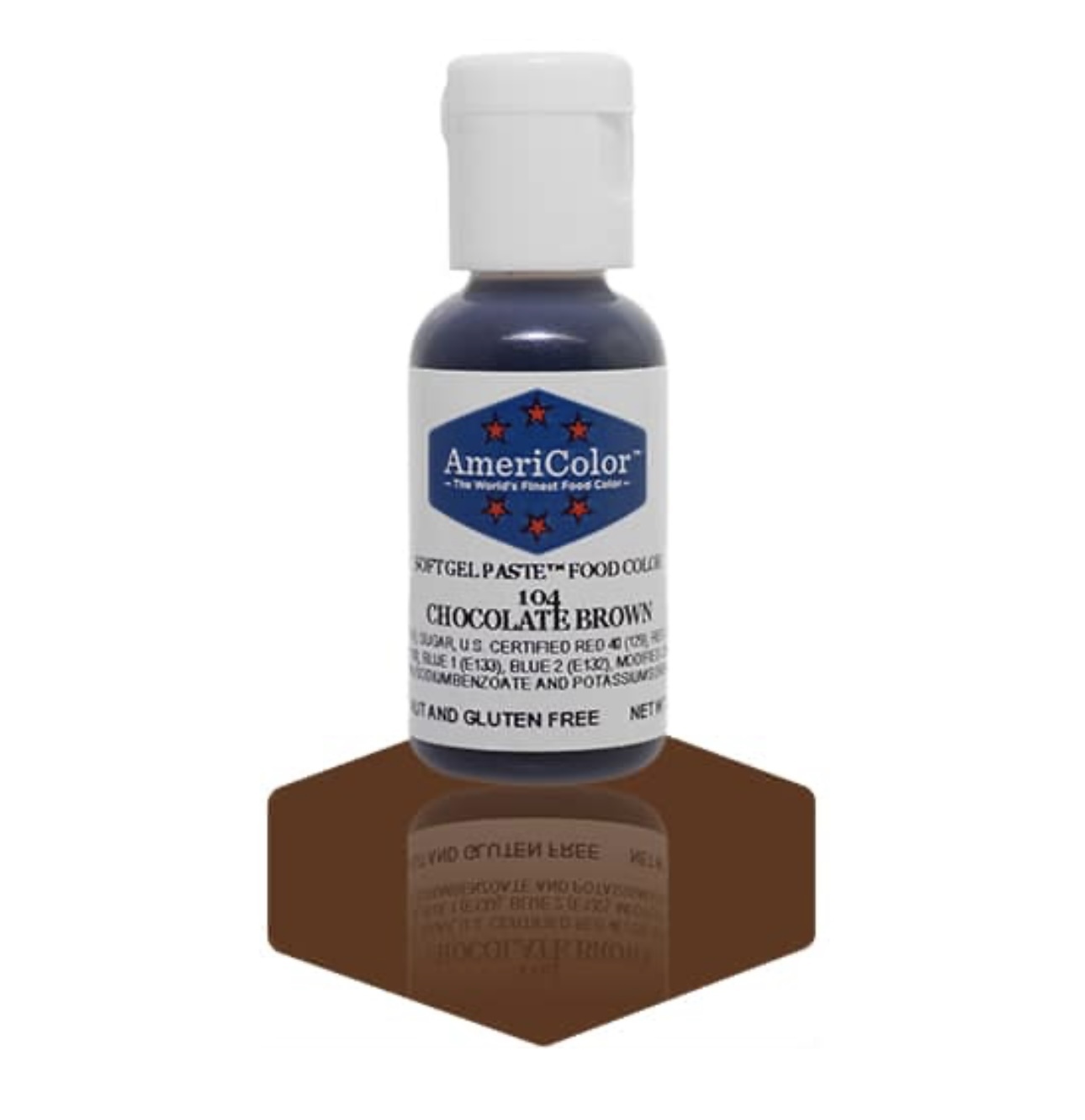 AmeriColor Soft Gel Paste Food Colour Chocolate Brown 21g