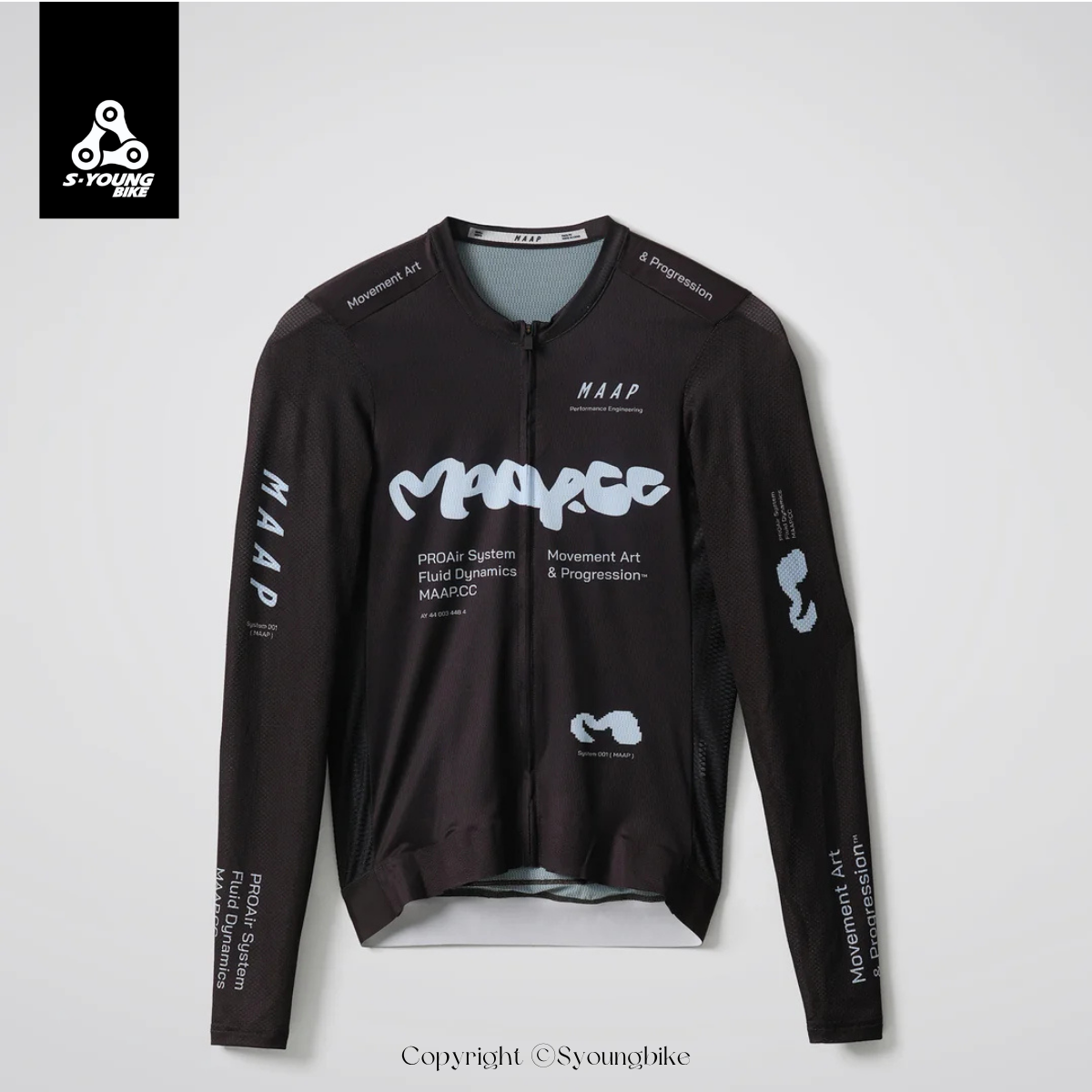 【MAAP】Strata Pro Air LS Jersey 3.0 男性長袖車衣  / DARK CHOC