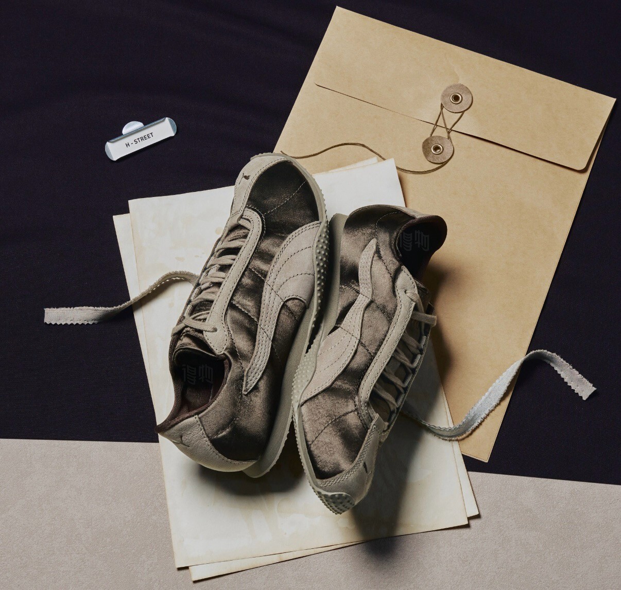 【Luxury】 PUMA彪馬 H-Street Elastic Satin 賽車鞋 薄底德訓戶外鞋 復古緞面 舒適時尚百搭街頭 低幫 生活休閒鞋 女 米色 奶茶棕 奶白 深棕色 麂皮 老錢風 410645-01 410083-01
