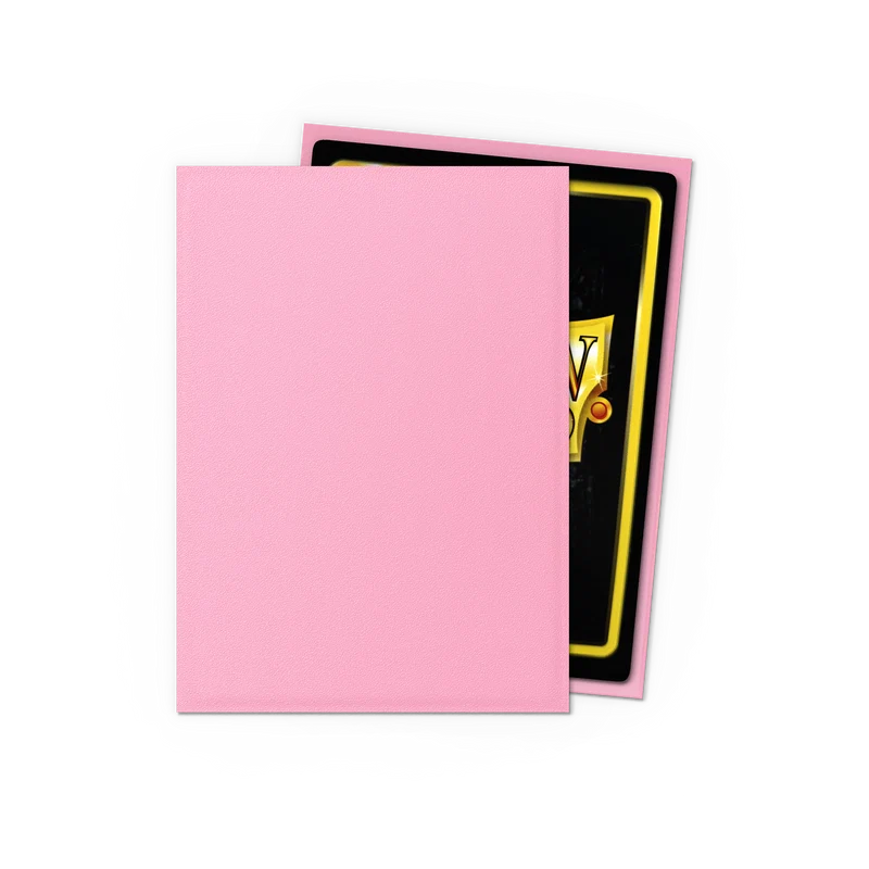 Dragon Shield 100 - Standard Deck Protector Sleeves - Matte Pink- AT-11012