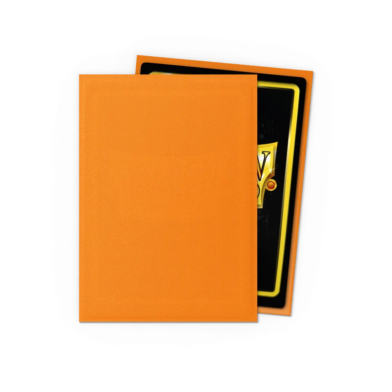 Dragon Shield 100 - Standard Deck Protector Sleeves - Matte Orange - AT-11013