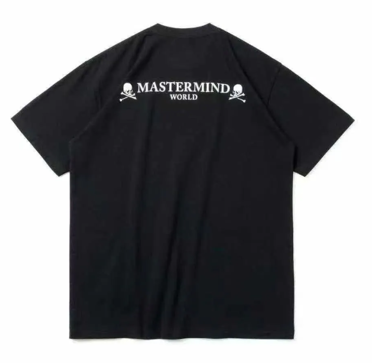 Mastermind x new era 大骷髏 短踢 黑XXL