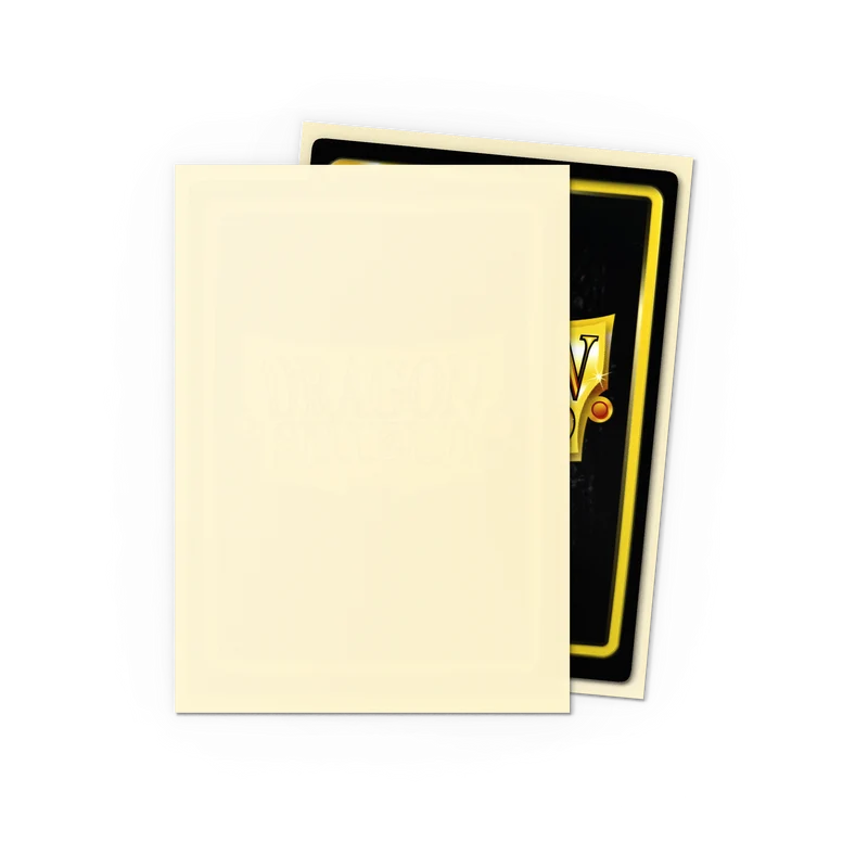 Dragon Shield 100 - Standard Deck Protector Sleeves - Matte Ivory - AT-11017