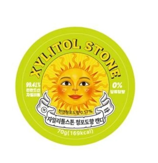 Xylitol Stone 口臭退散糖果 木糖醇石青少年裝（麝香）70克